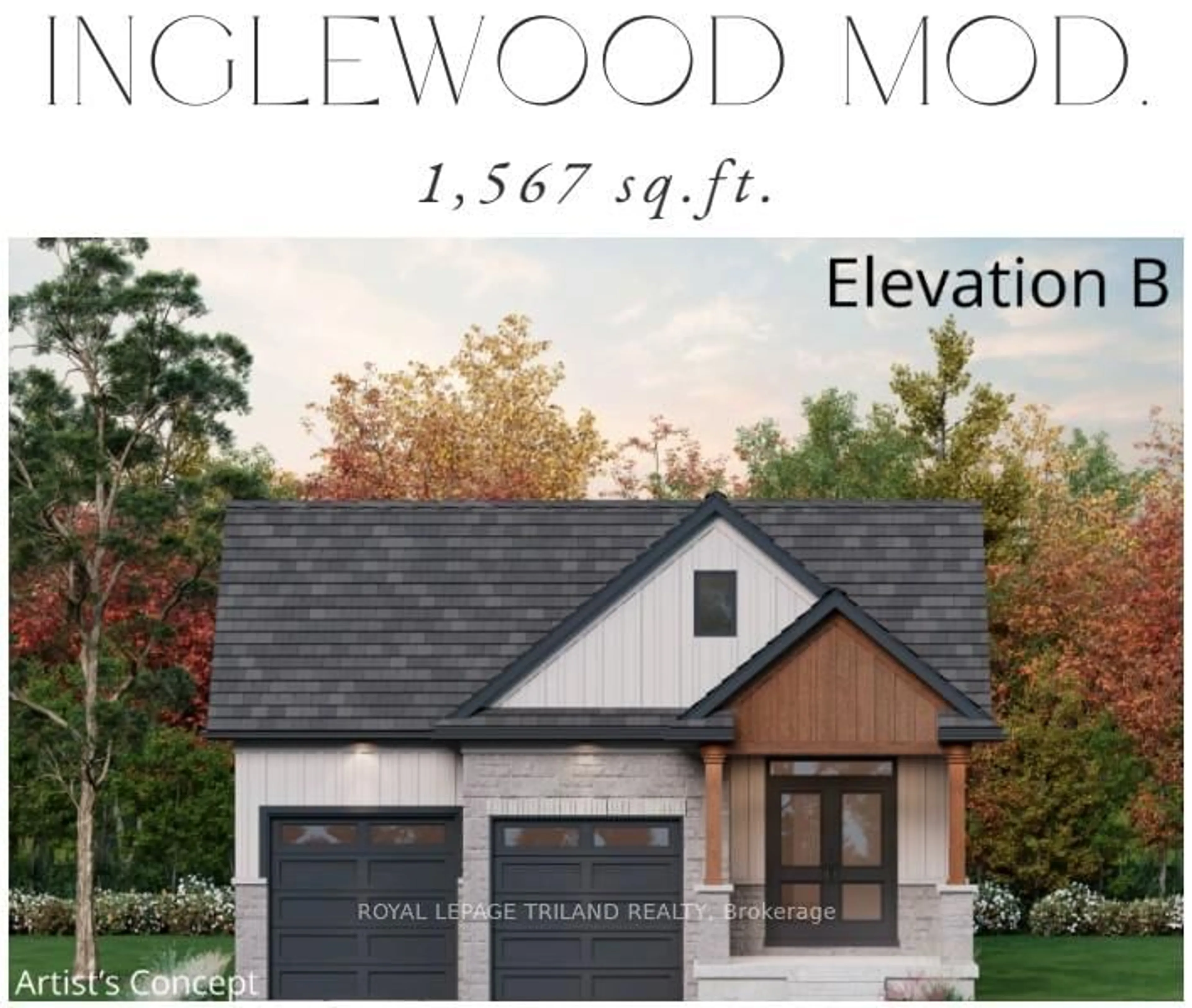 Home with vinyl exterior material, mountain view for 6803 Heathwoods Ave, London South Ontario N6P 0M2