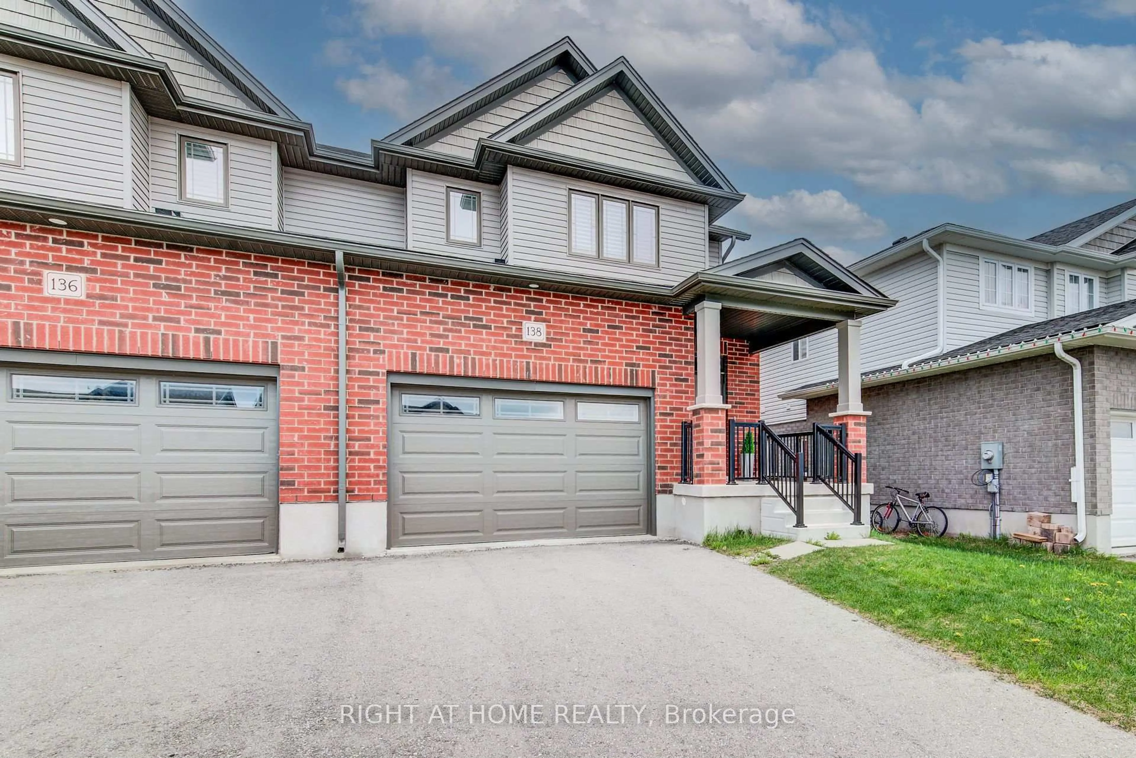 Home with brick exterior material, street for 138 Woodberry Cres, Woolwich Ontario N3B 0E5