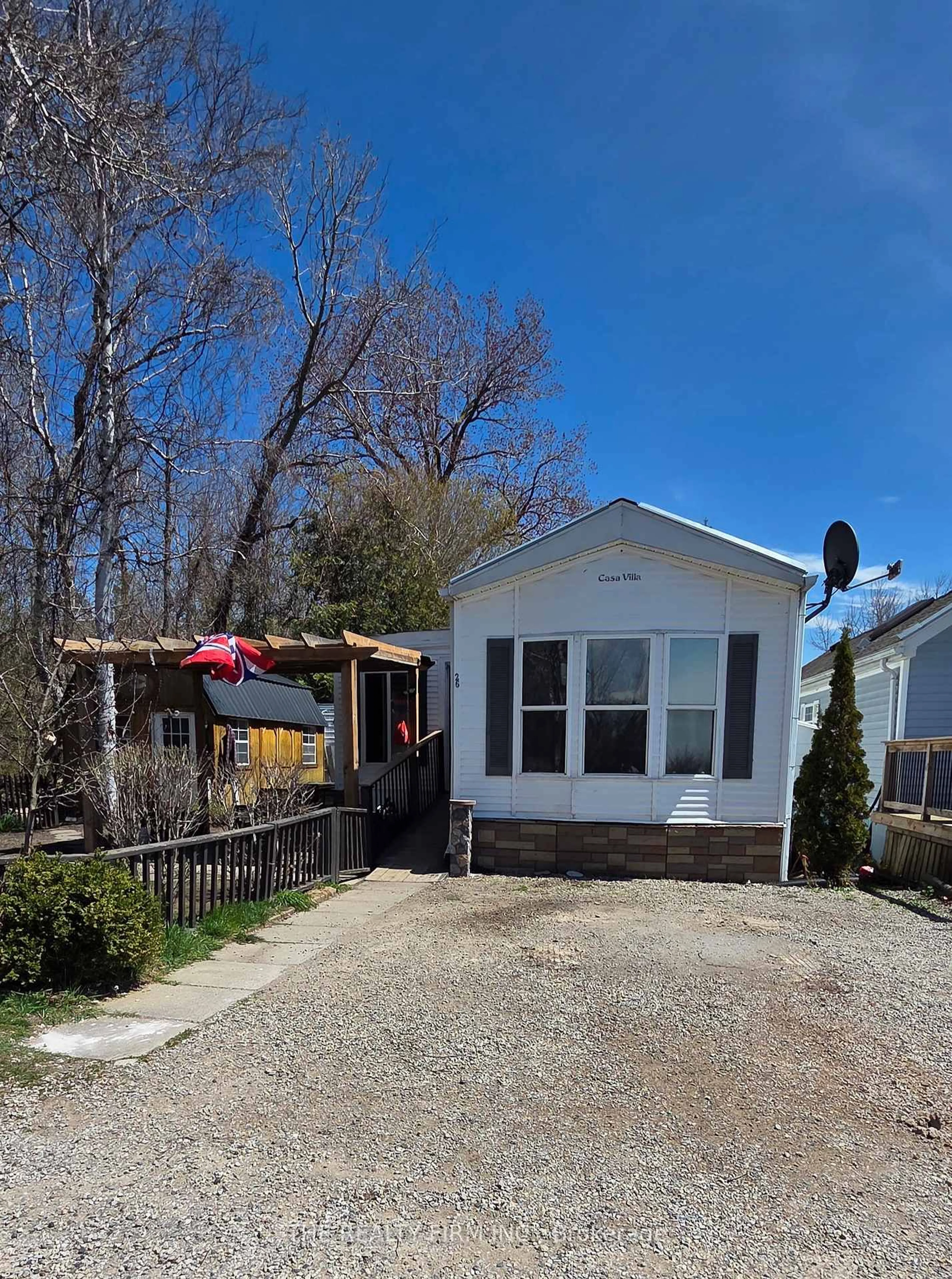 Home with vinyl exterior material, street for 79681 Bluewater Highway #26, Central Huron Ontario N7A 3X8