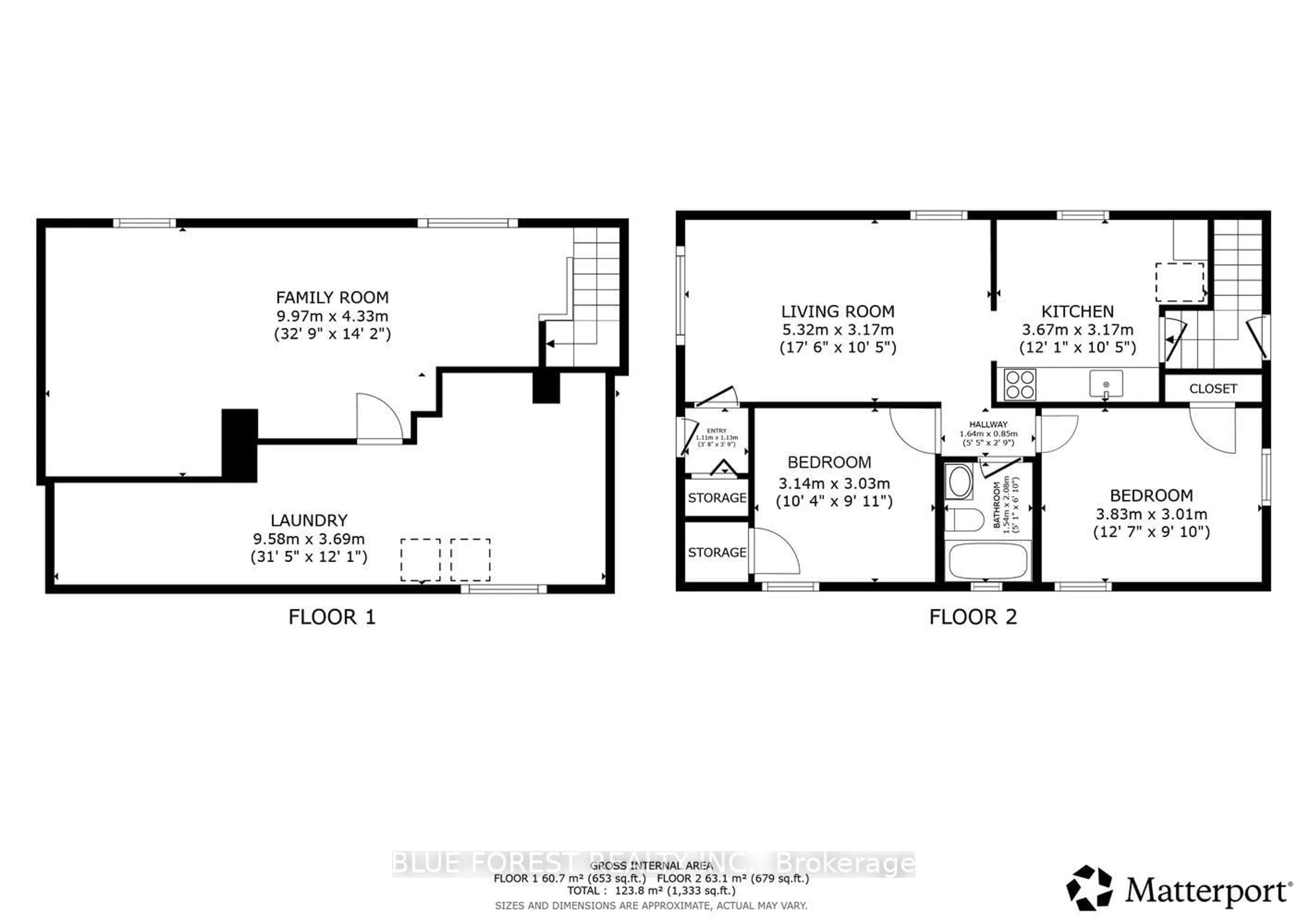 Floor plan for 581 Hale St, London East Ontario N5W 1H7