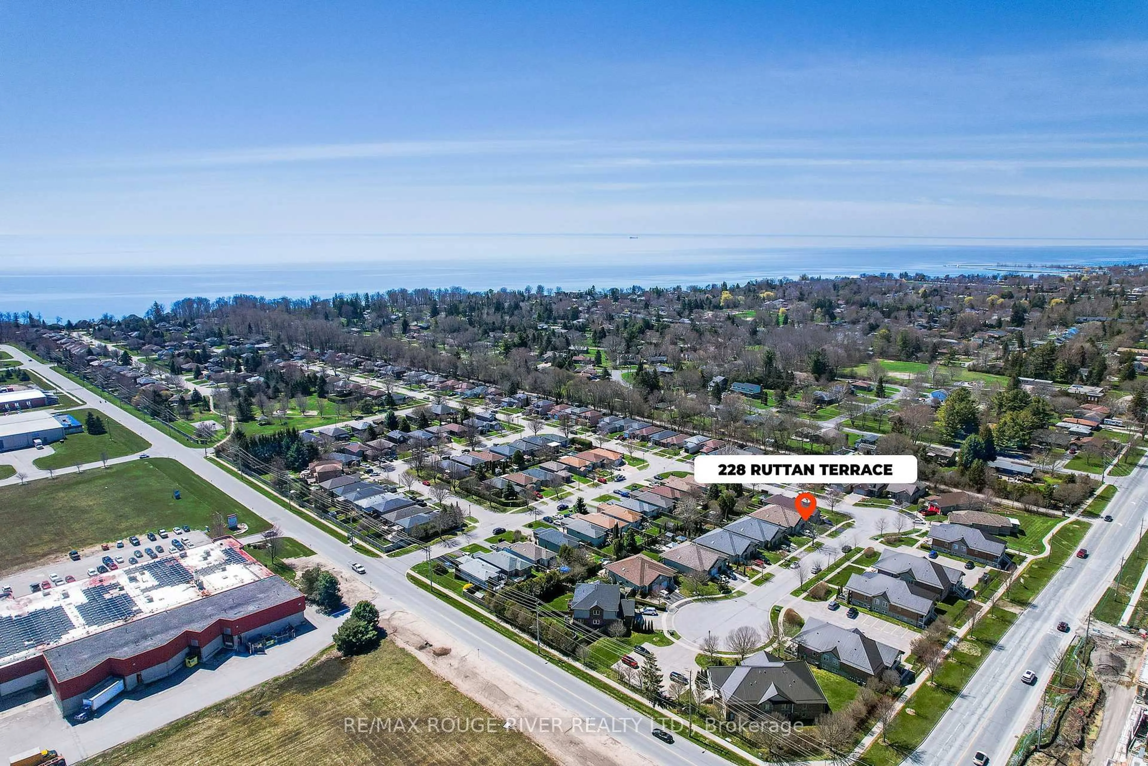 A pic from outside/outdoor area/front of a property/back of a property/a pic from drone, street for 228 Ruttan Terr, Cobourg Ontario K9A 5X6