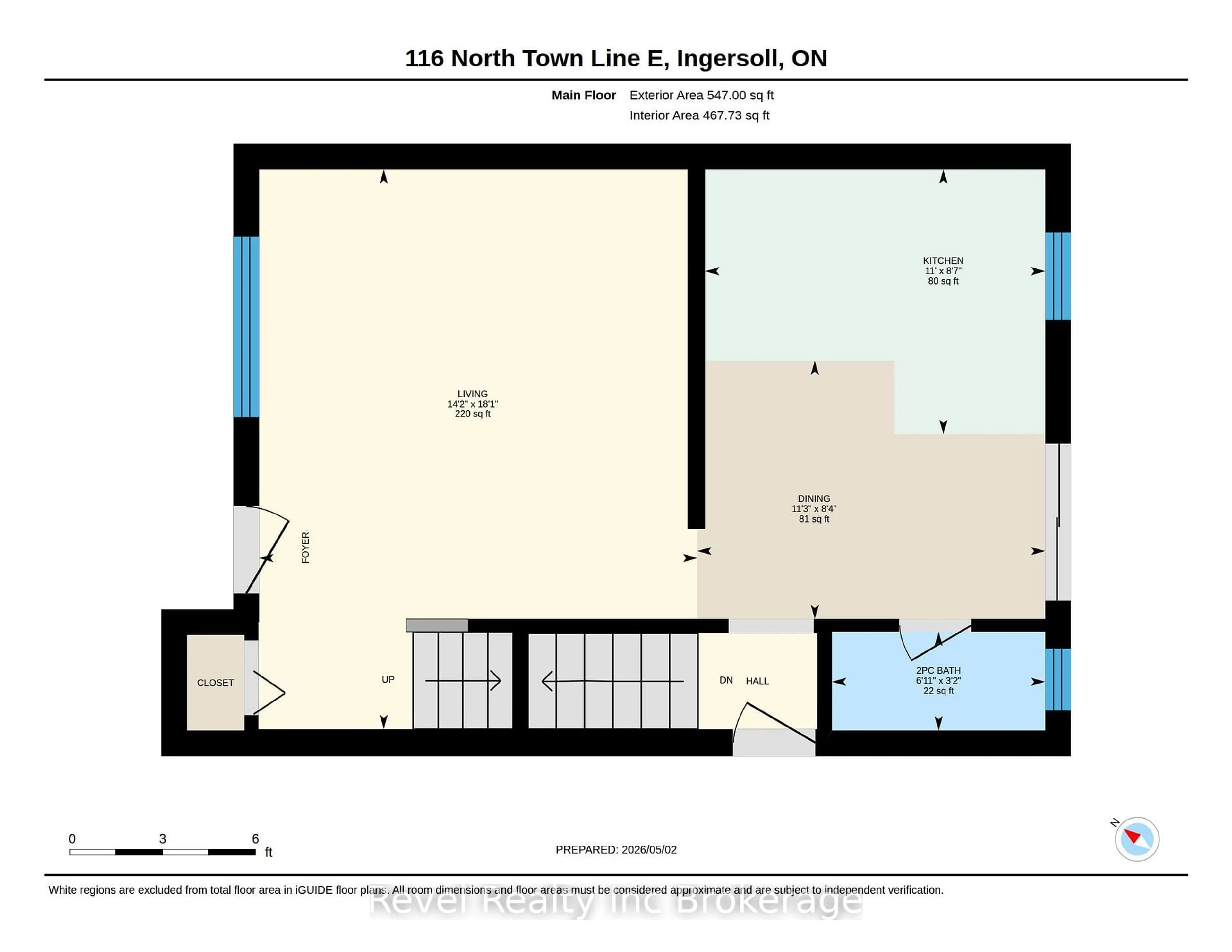Floor plan for 116 North Town Line, Ingersoll Ontario N5C 1R4