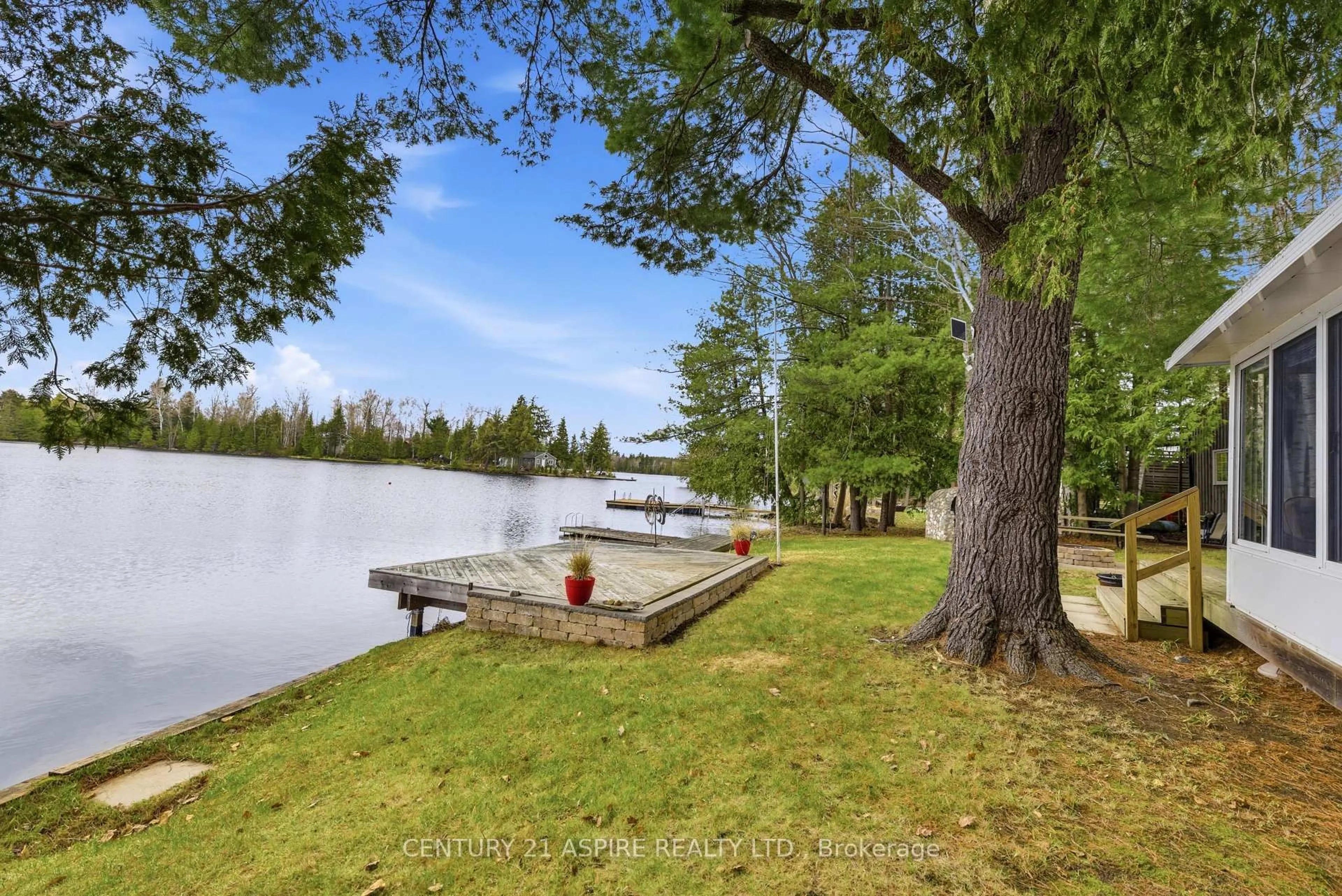 Patio, water/lake/river/ocean view for 1023 Perry Point Lane, Arden Ontario K0H 1B0