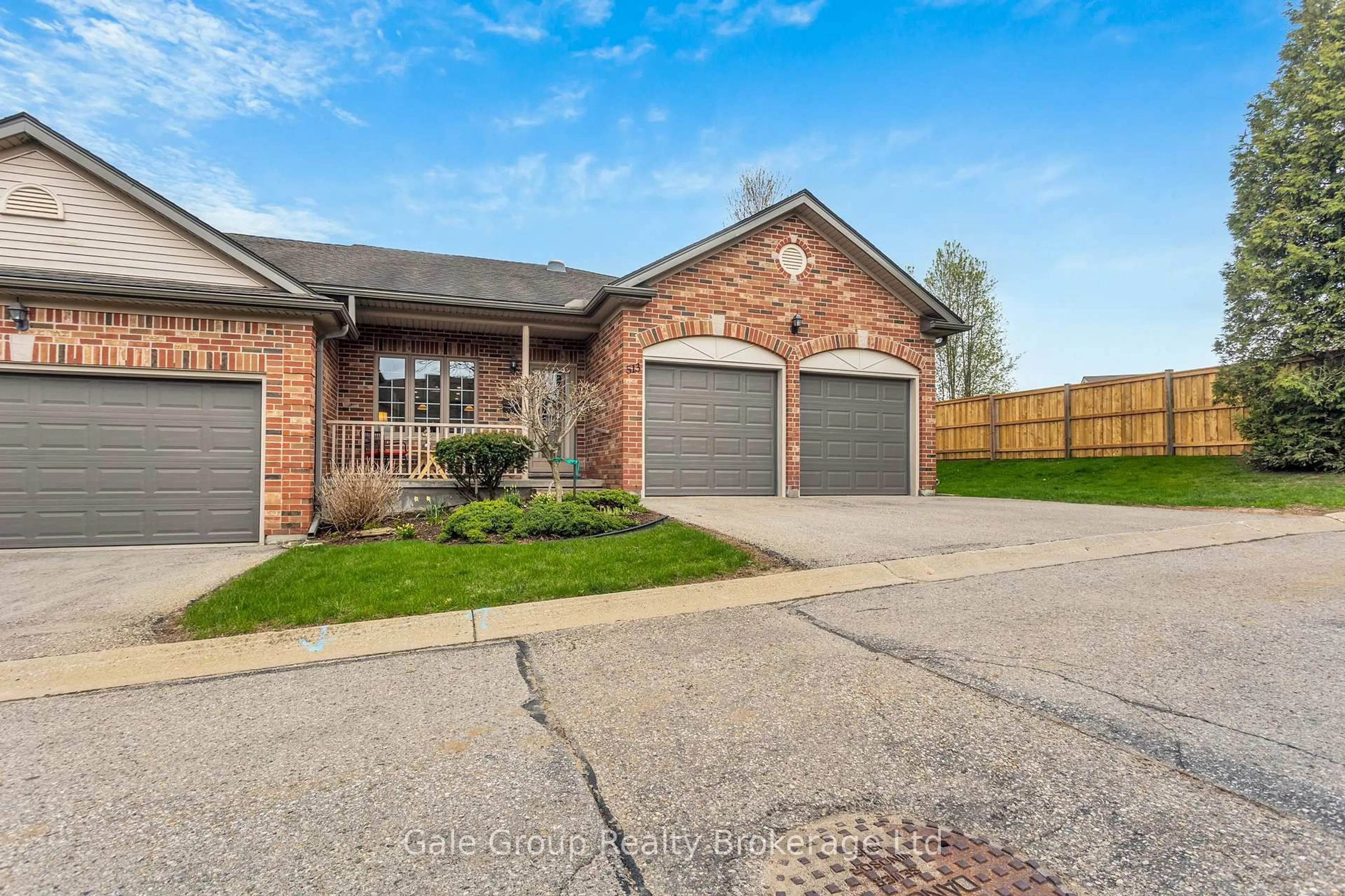 Home with brick exterior material, street for 513 Nova Scotia Crt #10, Woodstock Ontario N4S 8Z3