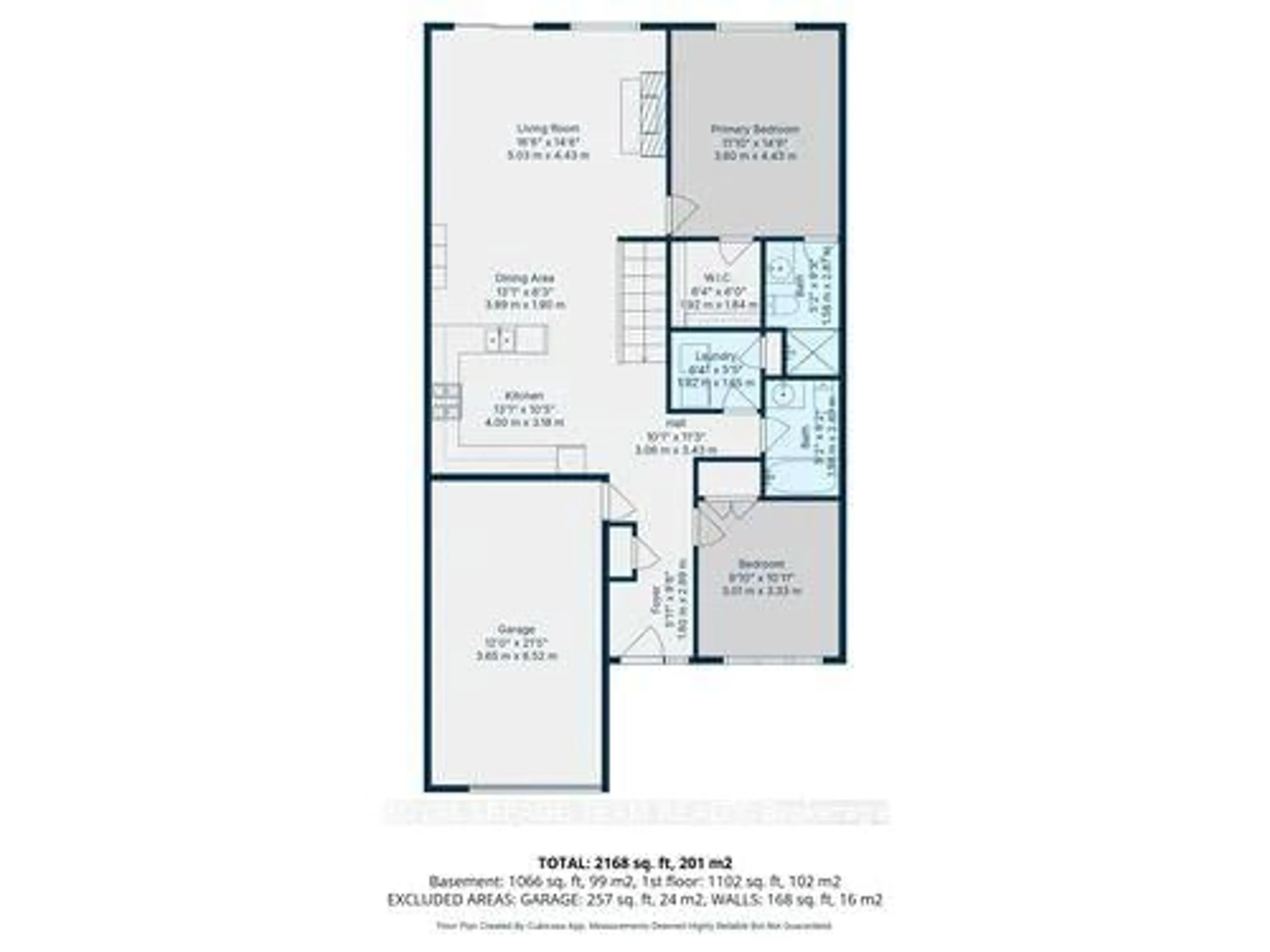 Floor plan for 154 Fairbairn Bros St, Almonte Ontario K0A 1A0