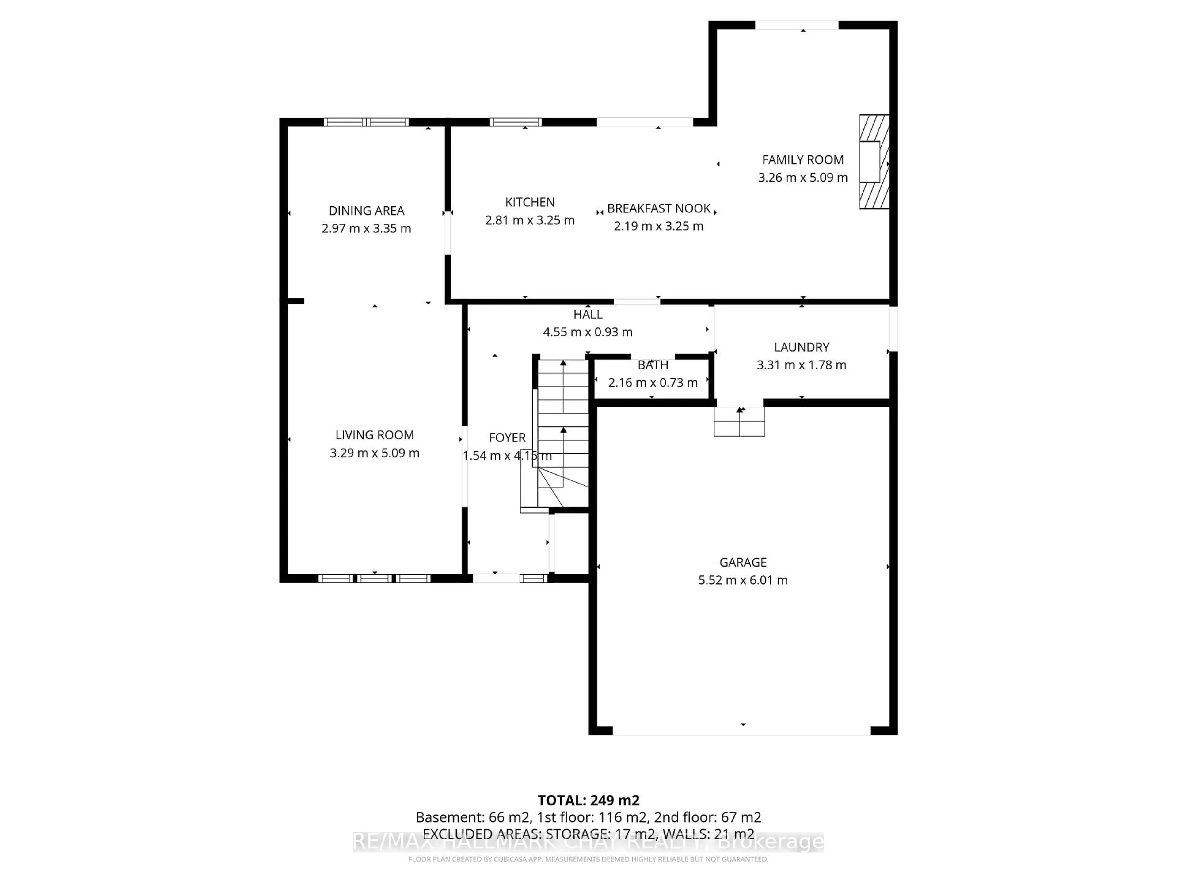 Floor plan for 22 Giffin Rd, Hamilton Ontario L9H 6S5