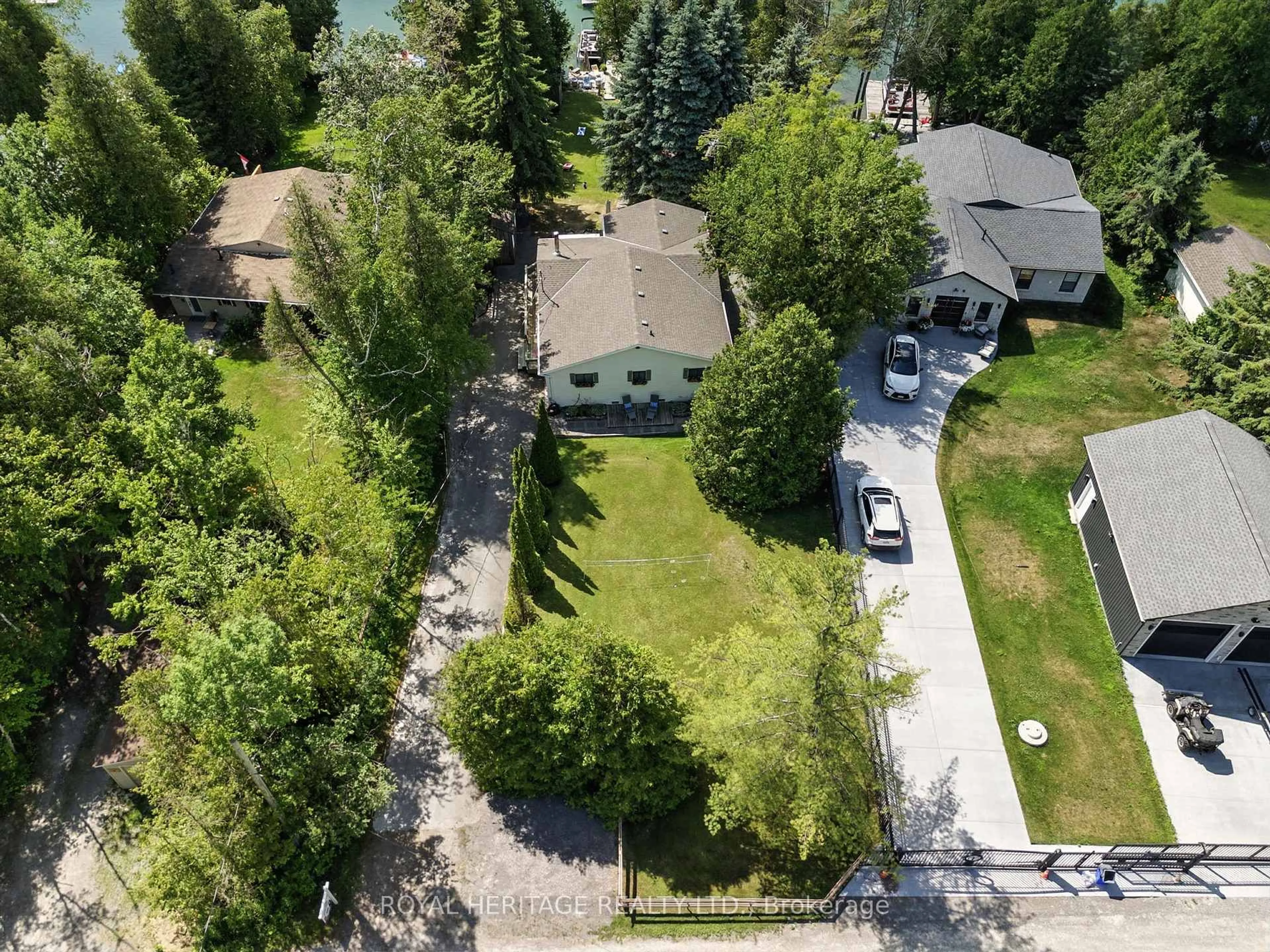 A pic from outside/outdoor area/front of a property/back of a property/a pic from drone, forest/trees view for 42 Reddick Rd, Cramahe Ontario K0K 1S0