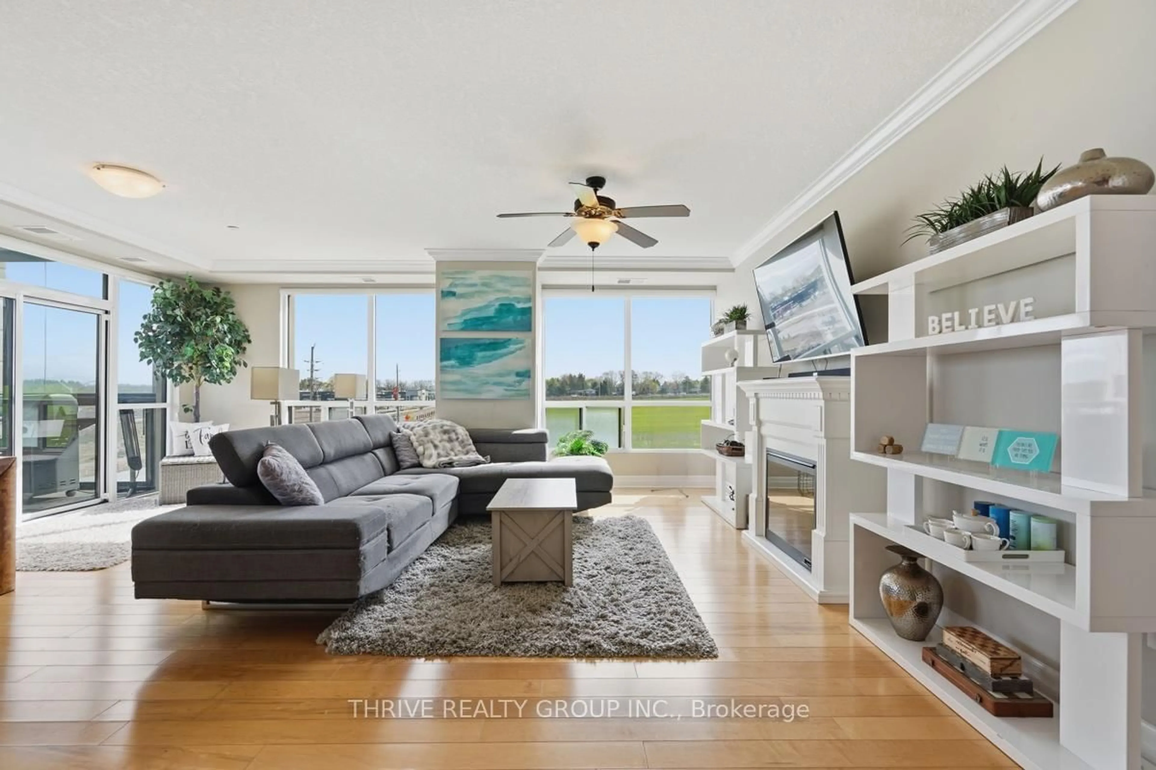 Living room with furniture, unknown for 240 Villagewalk Blvd #404, London North Ontario N6G 0P6
