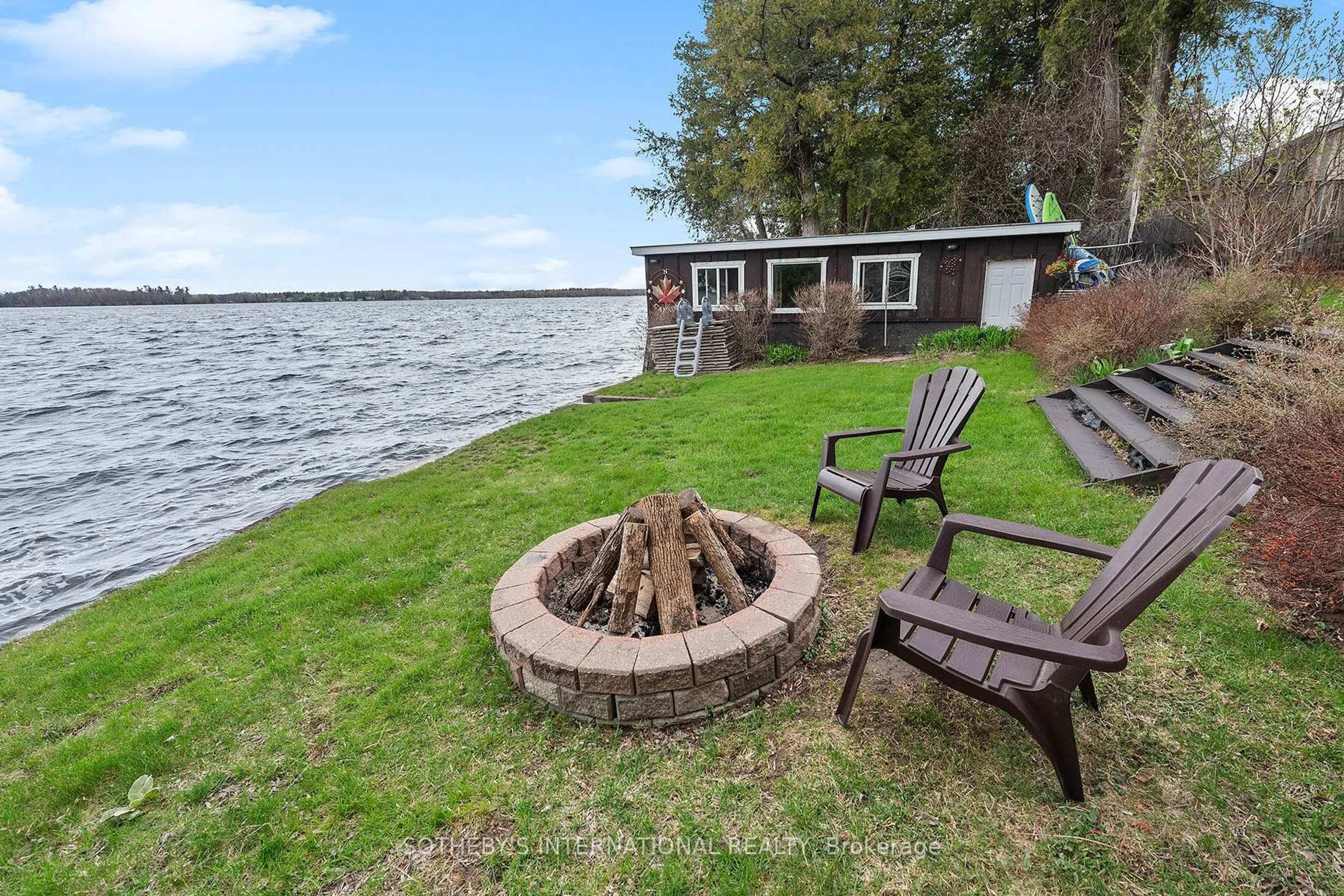Patio, water/lake/river/ocean view for 96 R5 Rd, Rideau Lakes Ontario K0G 1L0