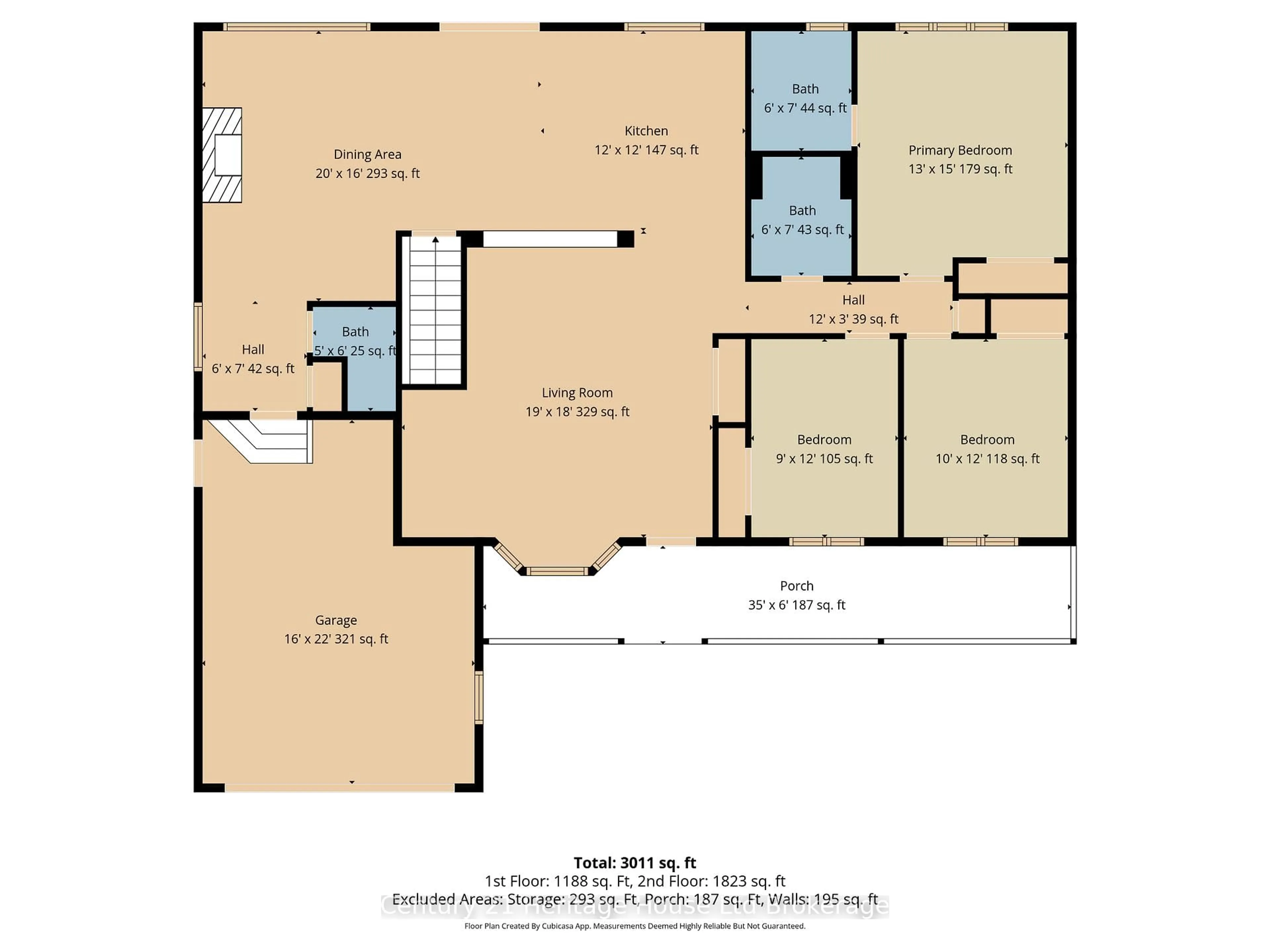 Floor plan for 116 Baird St, Blandford-Blenheim Ontario N0J 1B0