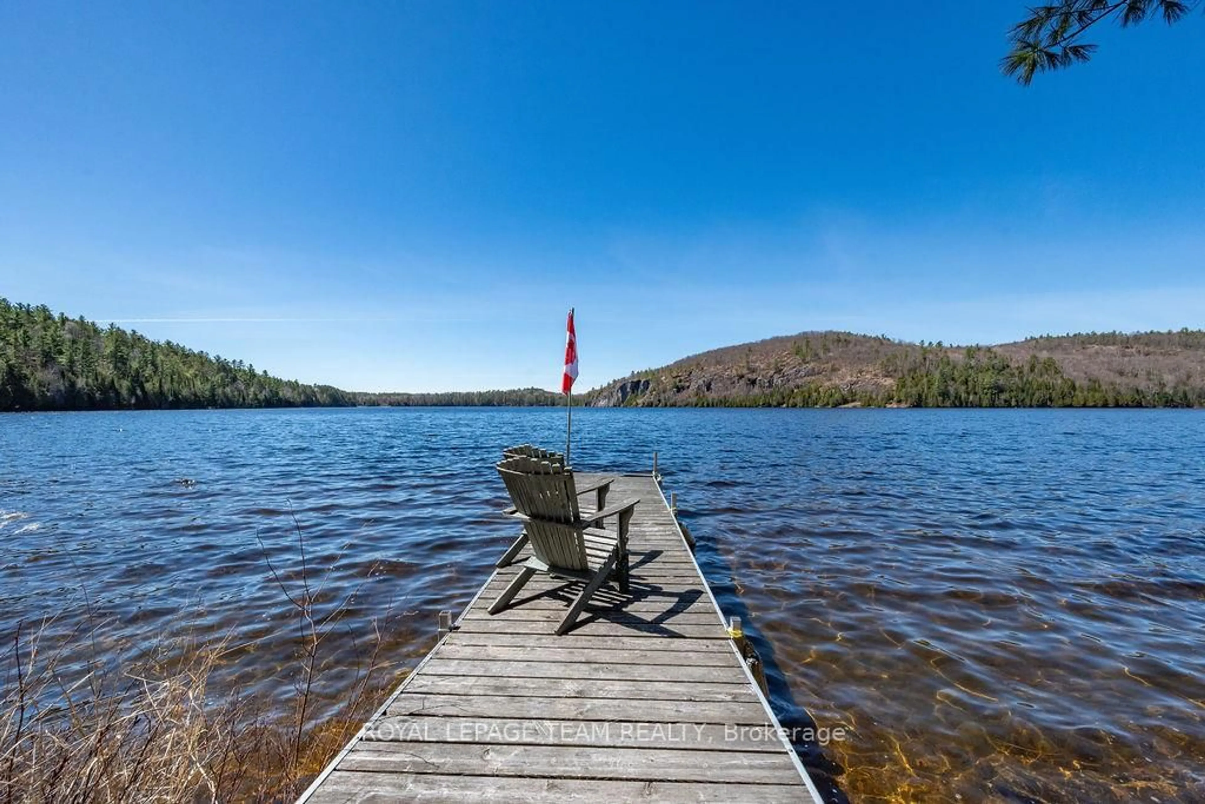 Patio, water/lake/river/ocean view for 218 Diamond Lake Rd, Combermere Ontario K0J 1L0