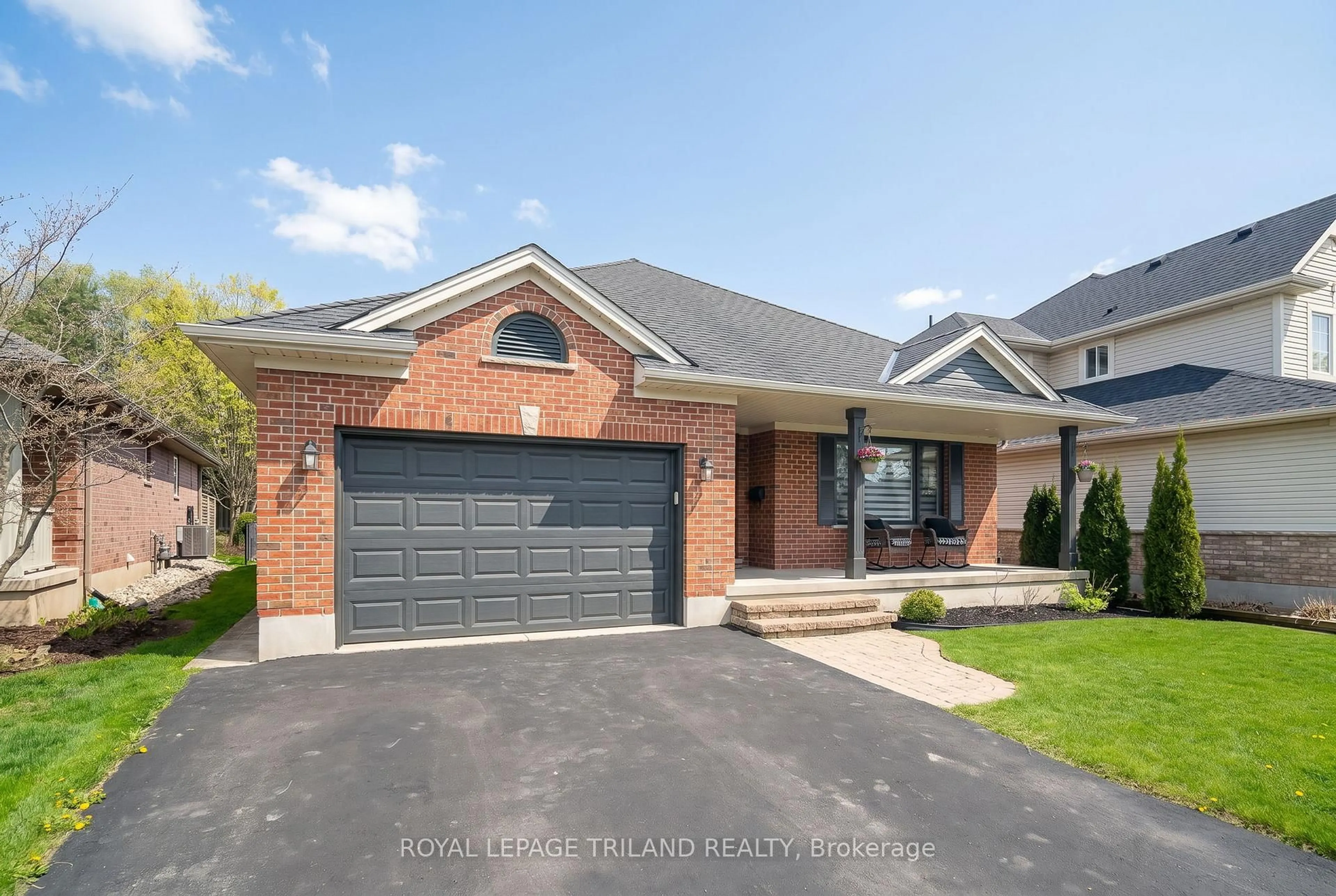 Home with brick exterior material, street for 77 SHAW Blvd, Central Elgin Ontario N5P 4N8