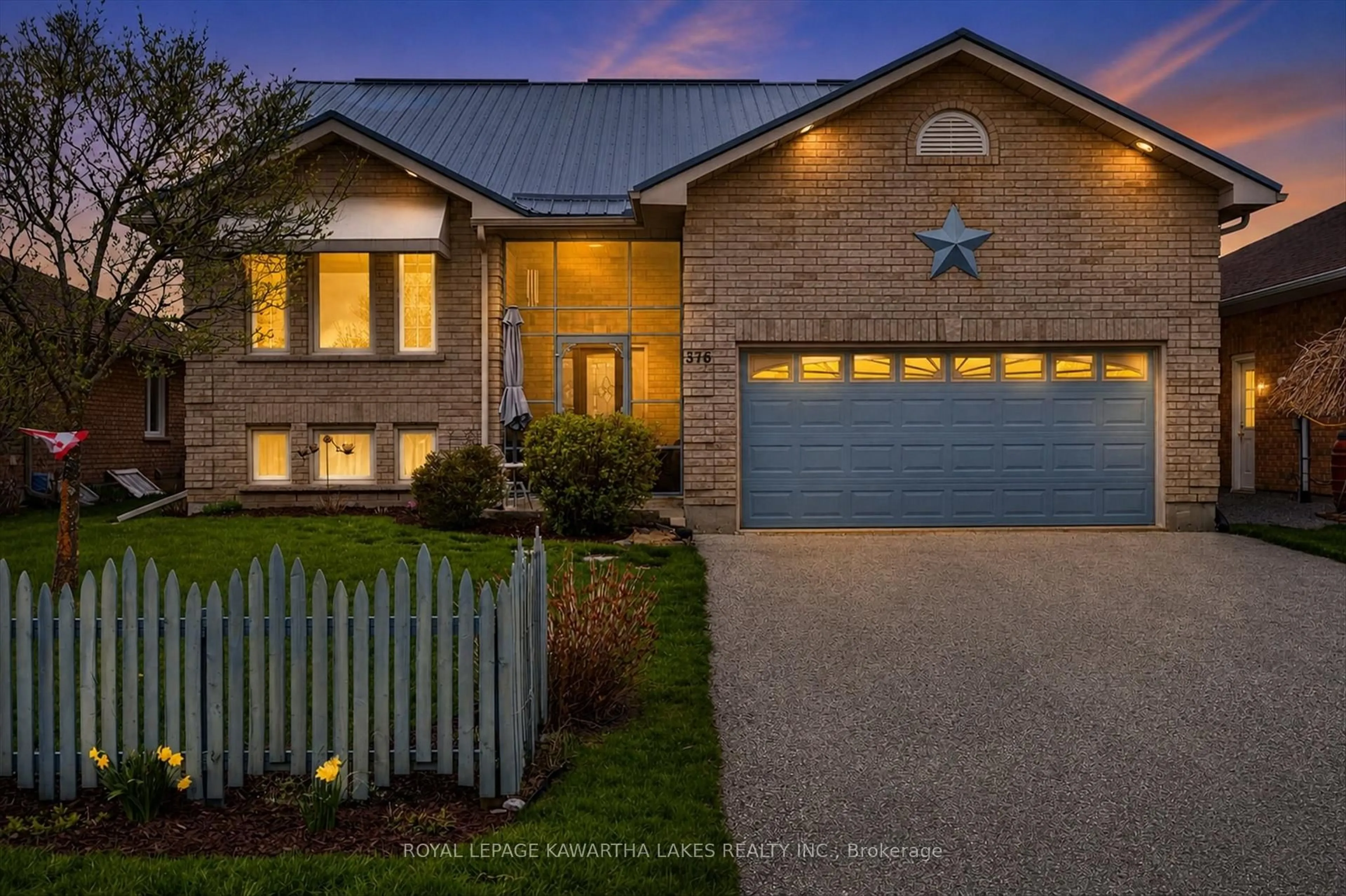 Home with brick exterior material, street for 376 Wallace Dr, Kawartha Lakes Ontario K9V 6K7