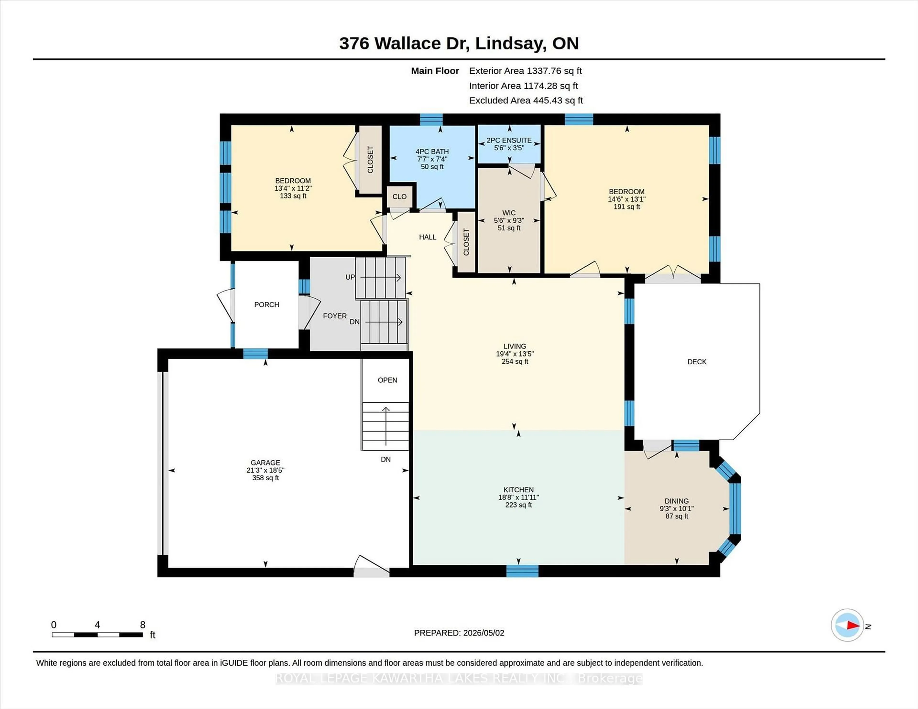 Floor plan for 376 Wallace Dr, Kawartha Lakes Ontario K9V 6K7
