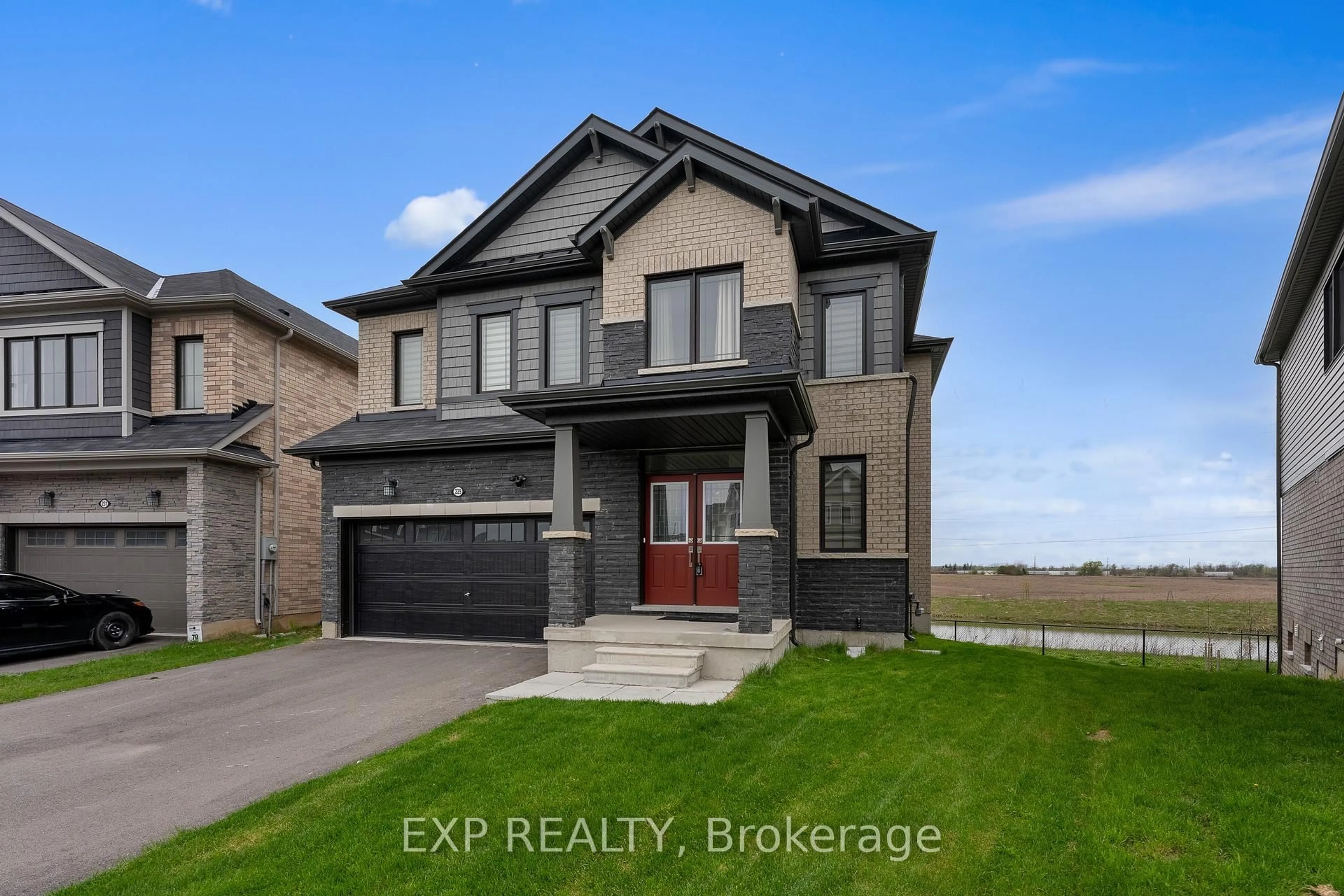 Home with brick exterior material, street for 229 Vanilla Tr, Thorold Ontario L2V 0L3