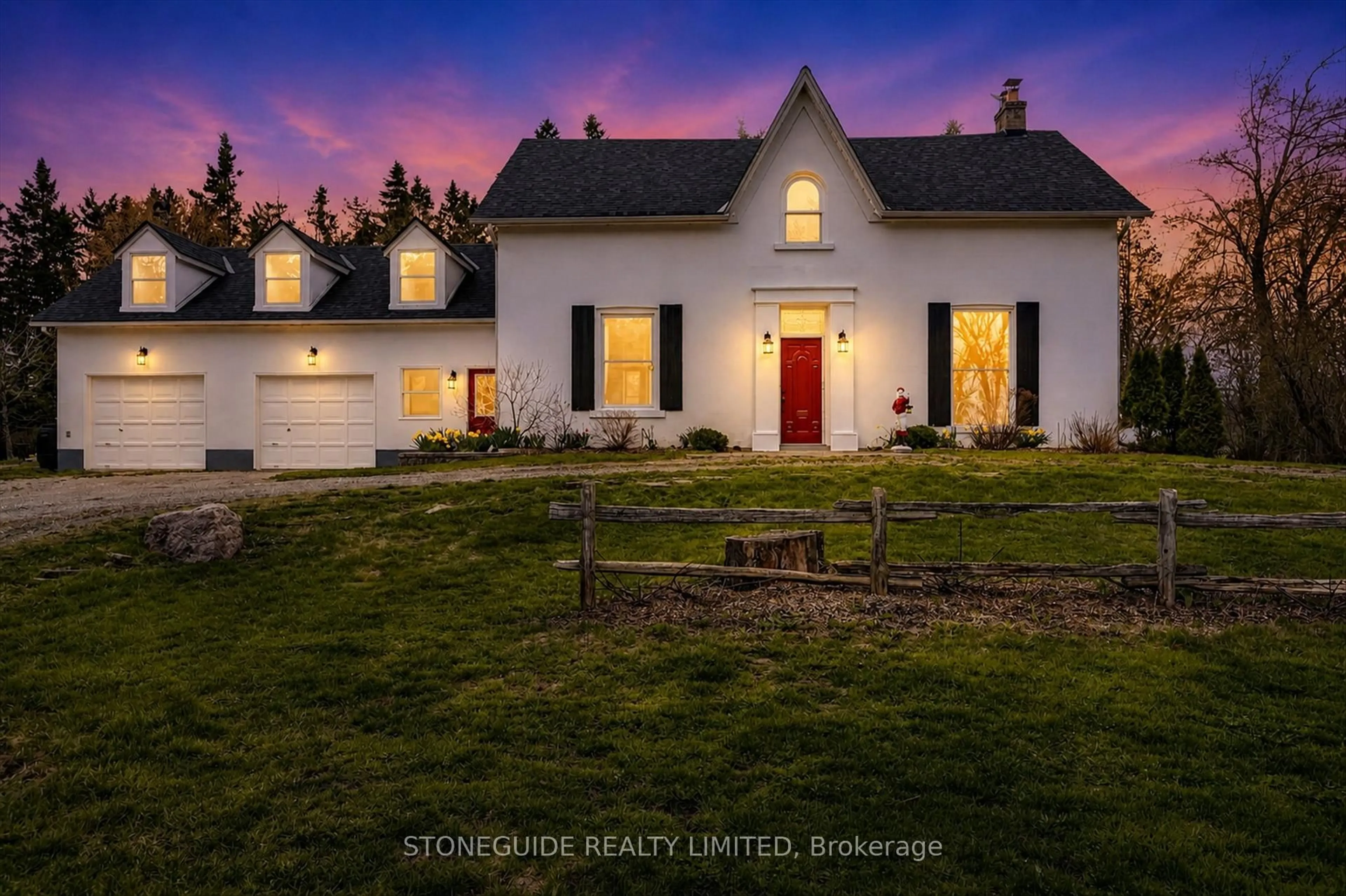 A pic from outside/outdoor area/front of a property/back of a property/a pic from drone, street for 2756 County Road 38, Douro-Dummer Ontario K0L 3A0