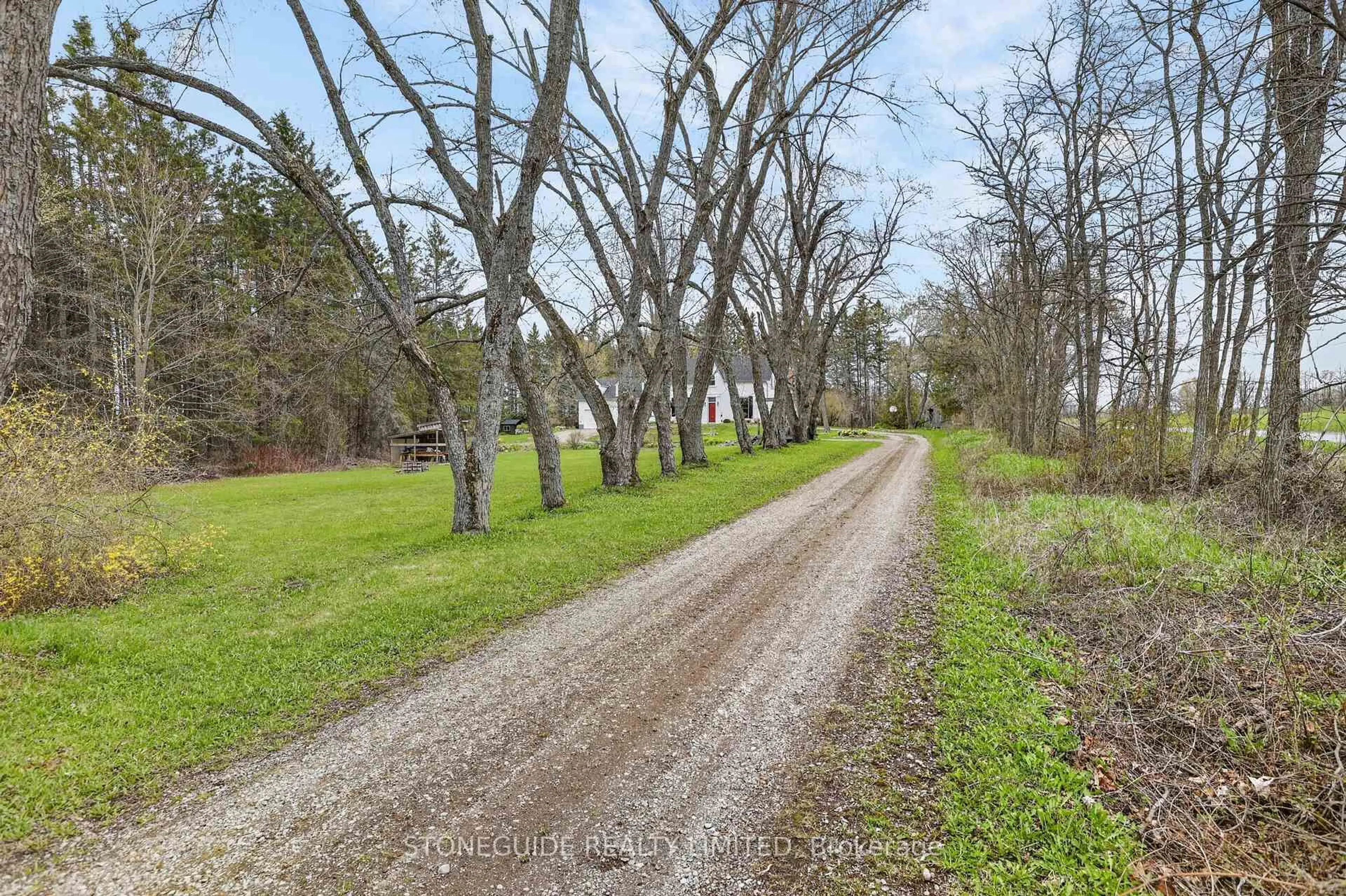 A pic from outside/outdoor area/front of a property/back of a property/a pic from drone, forest/trees view for 2756 County Road 38, Douro-Dummer Ontario K0L 3A0