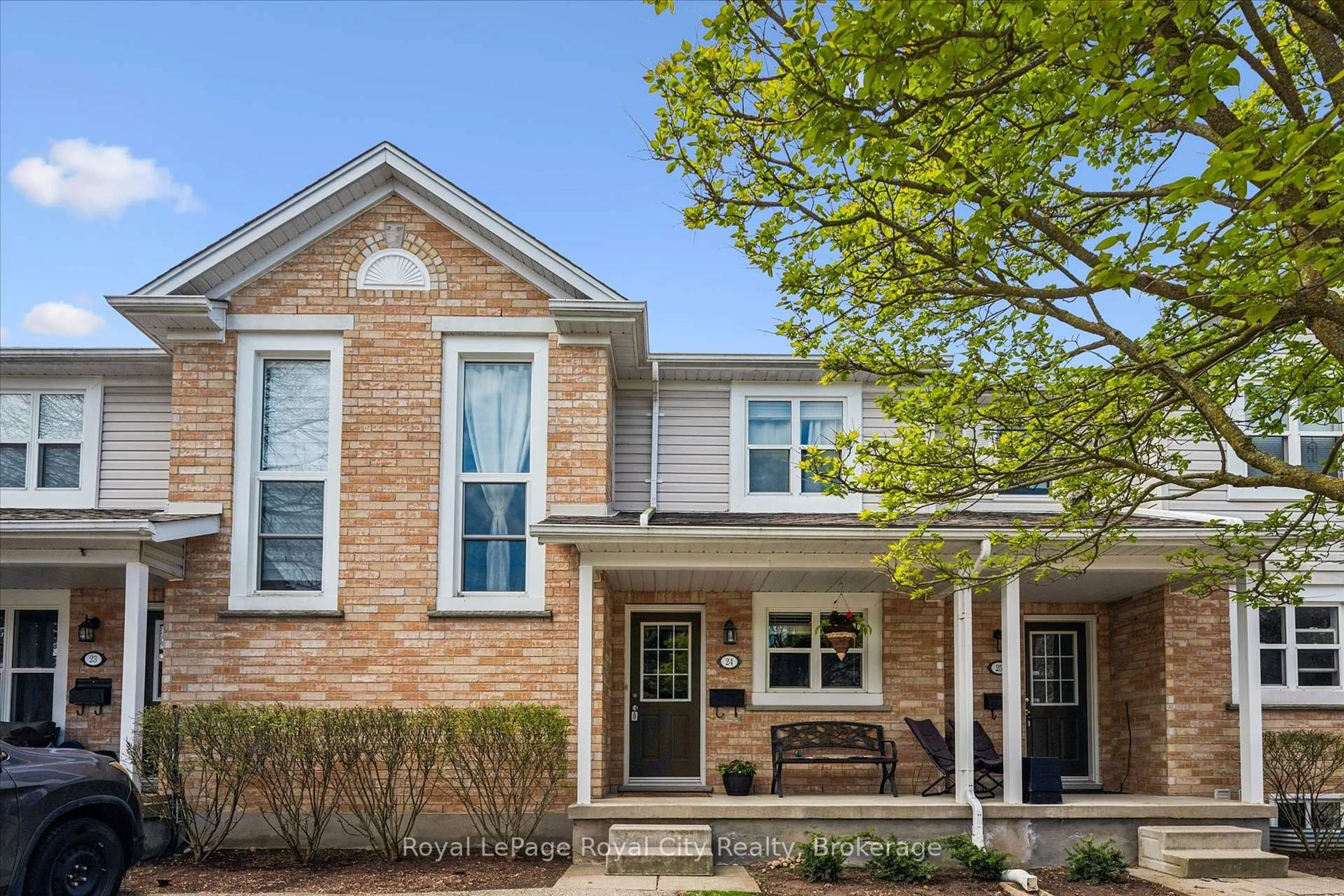 Home with brick exterior material, street for 240 London Rd #24, Guelph Ontario N1H 8N8