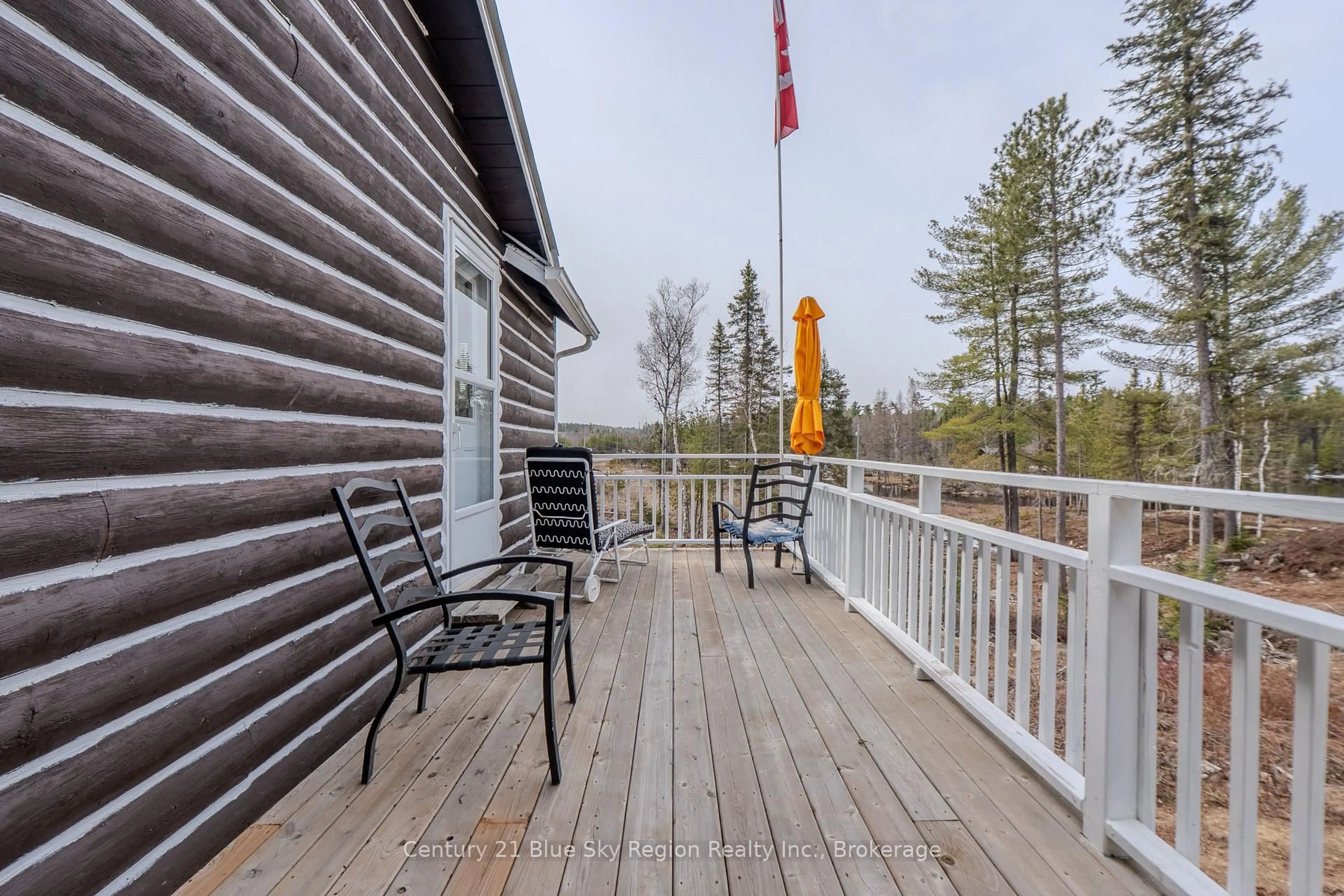 Patio, water/lake/river/ocean view for 6454 & 6450 Highway 11N, Temagami Ontario P0H 2H0