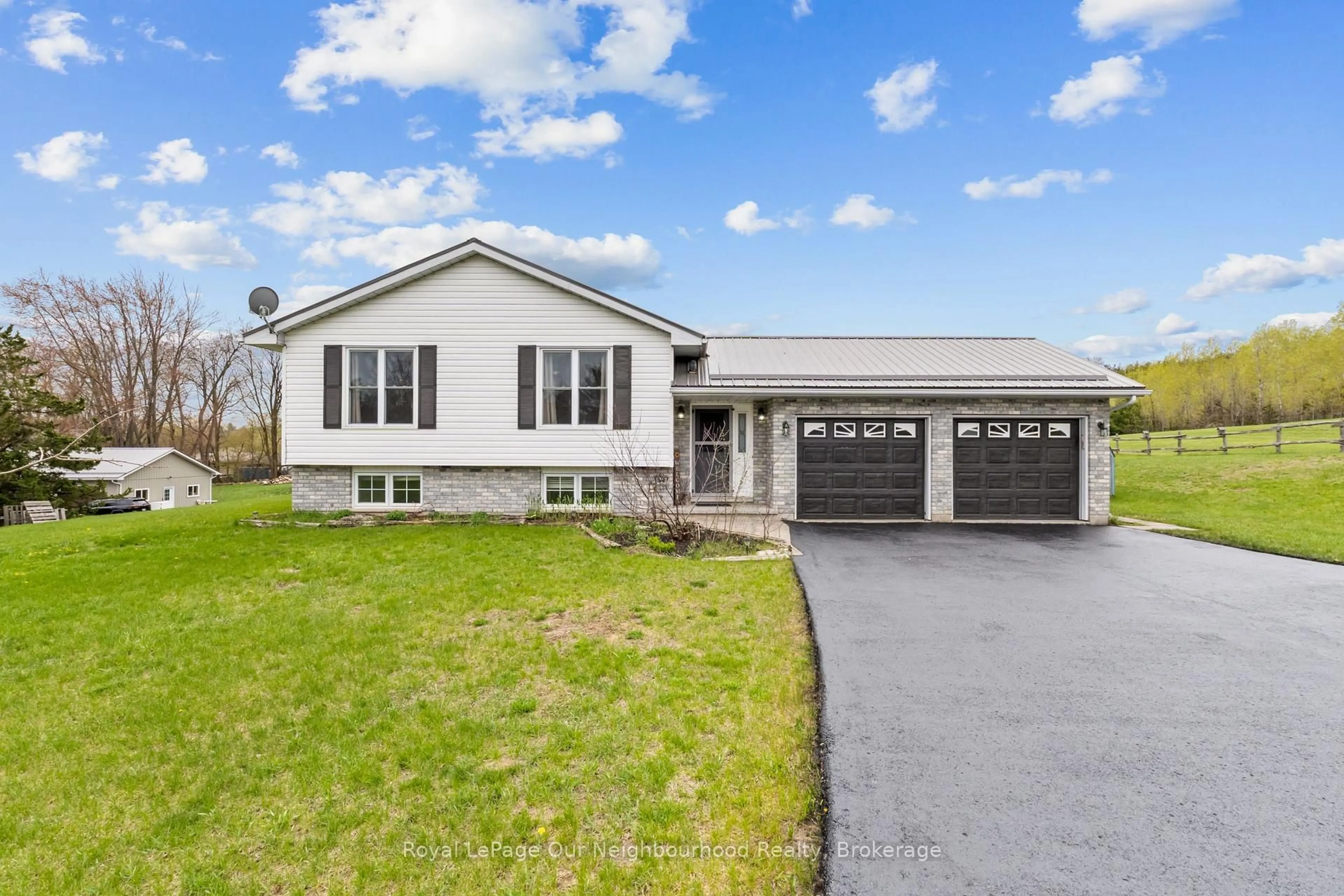 Home with vinyl exterior material, street for 23 Flying Club Rd, Hastings Ontario K0K 2C0