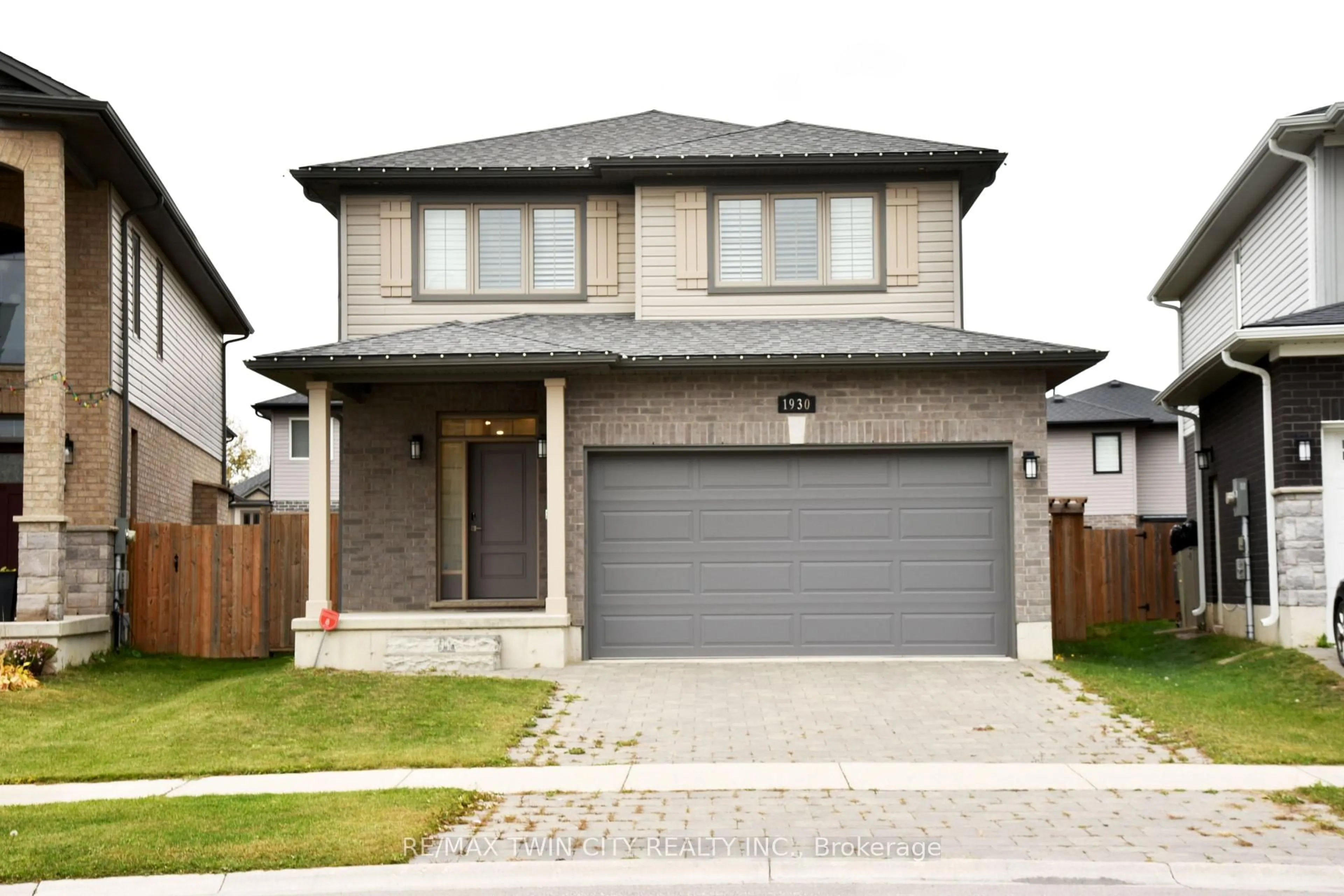 Home with brick exterior material, street for 1930 Jim Hebb Way, London North Ontario N6H 5K3