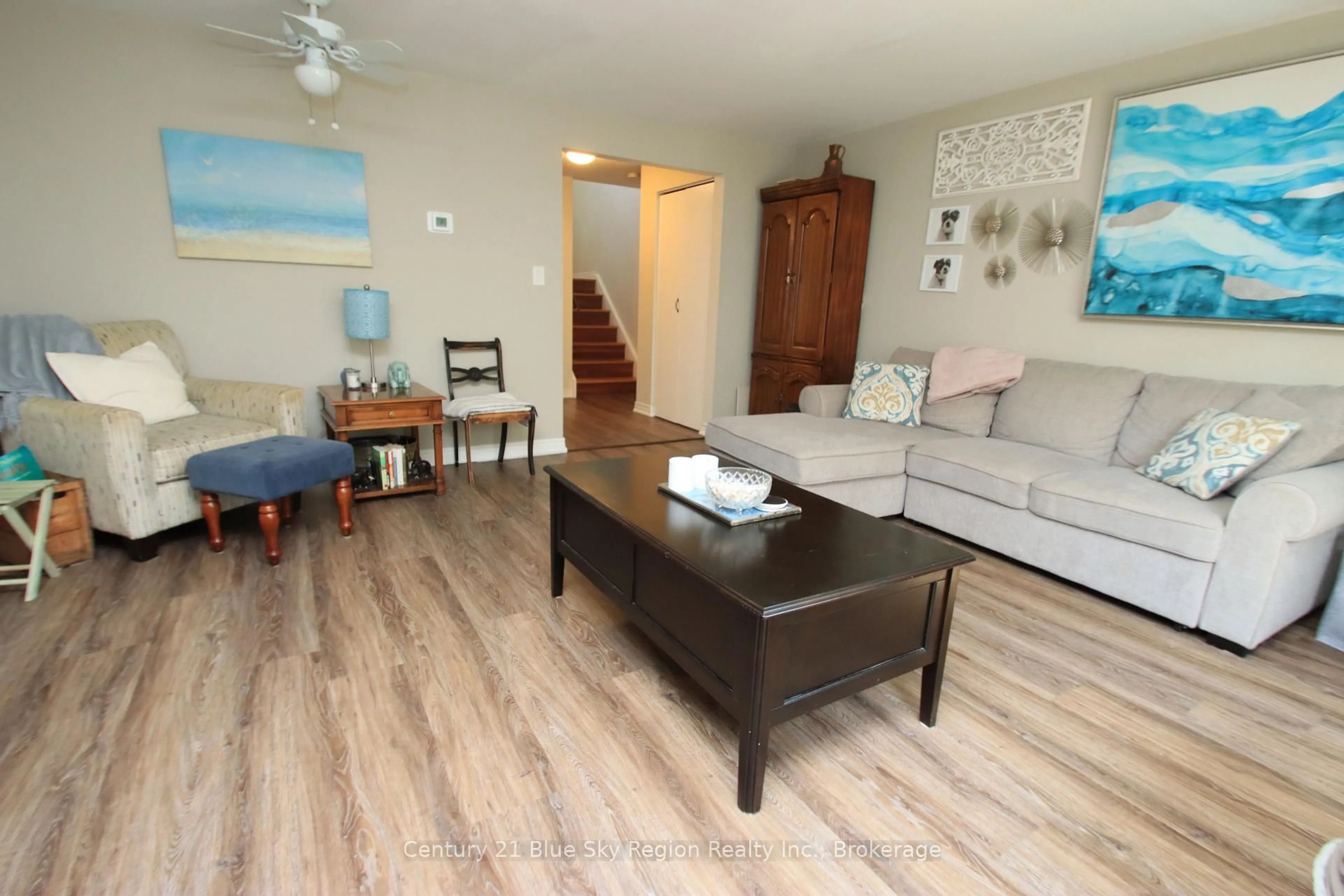 Living room with furniture, unknown for 604 Banner Ave #10, North Bay Ontario P1A 1X8