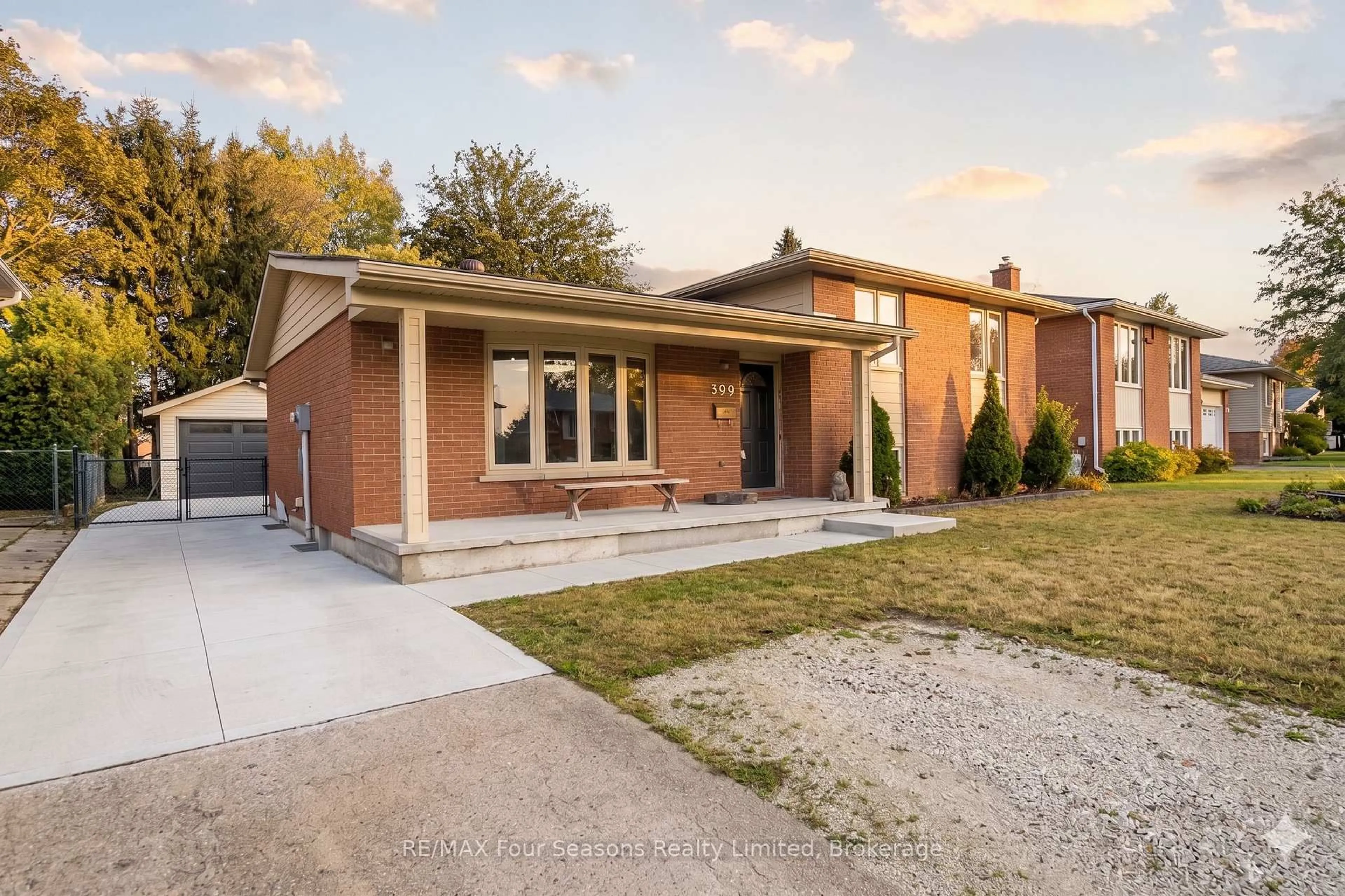 Home with brick exterior material, street for 599 Thede Dr, Saugeen Shores Ontario N0H 2C4