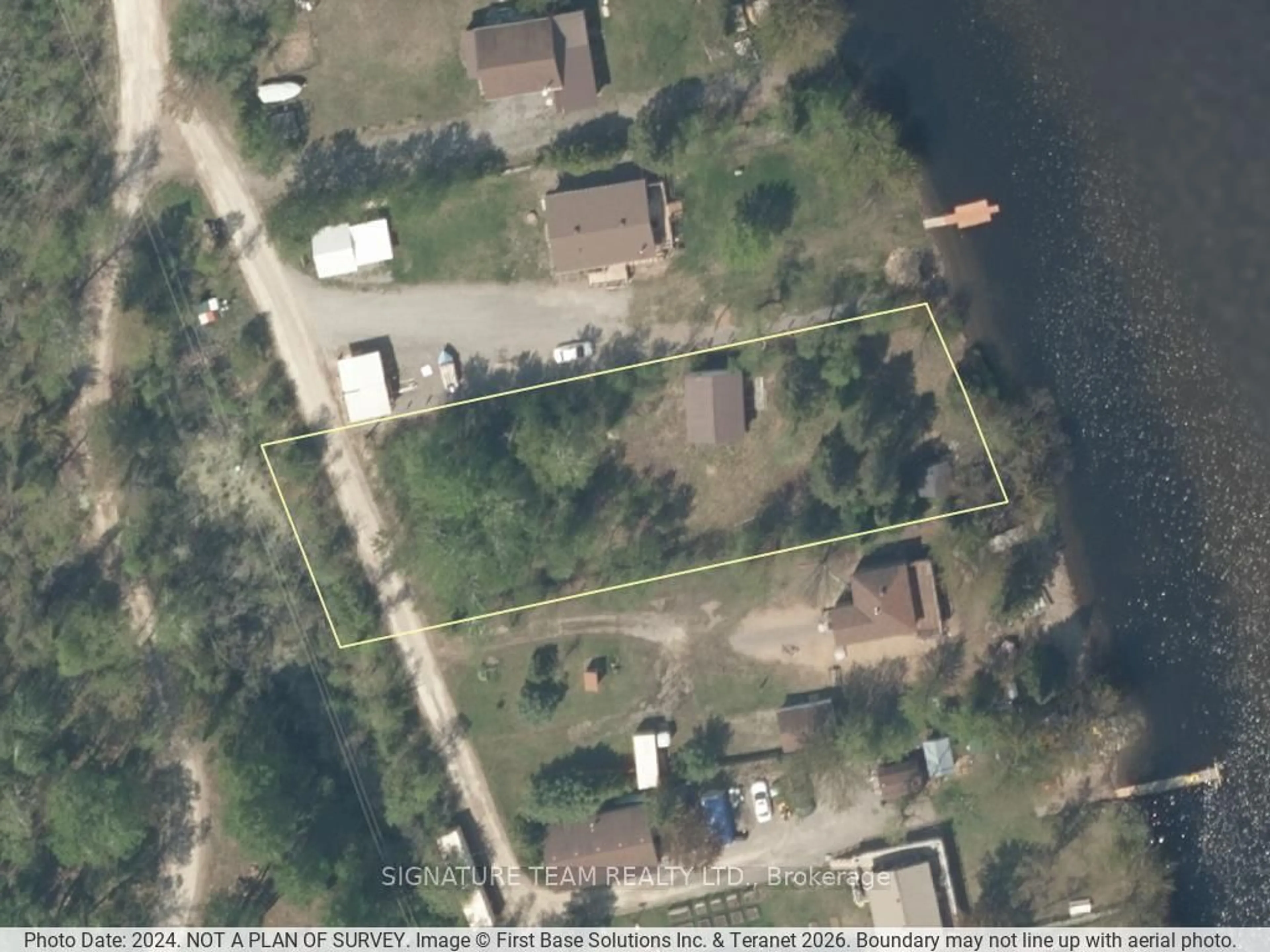 A pic from outside/outdoor area/front of a property/back of a property/a pic from drone, unknown for 7B Bunchberry Lane, Golden Lake Ontario K0J 1X0