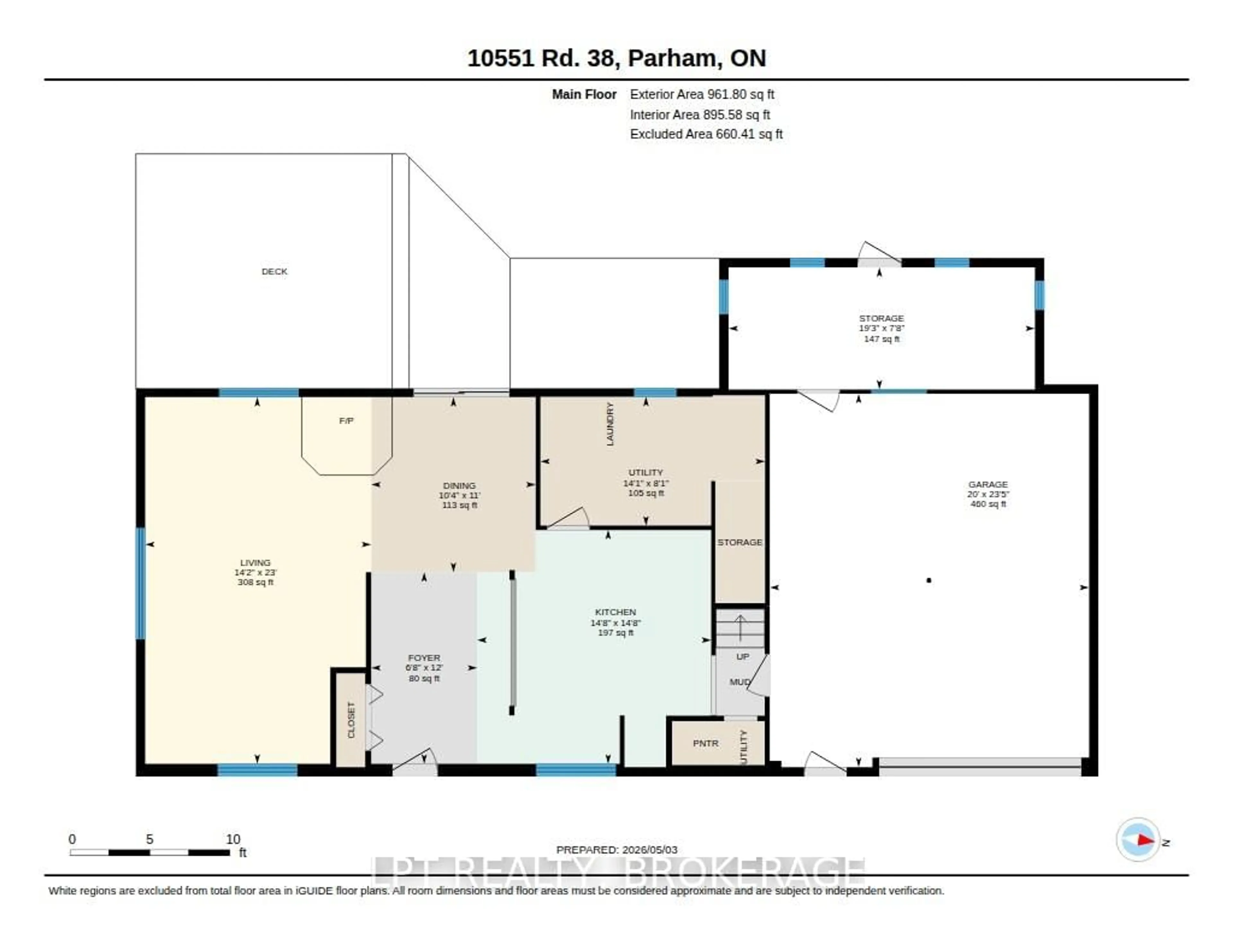 Floor plan for 10551 Hwy 38 Highway, Parham Ontario K0H 2K0