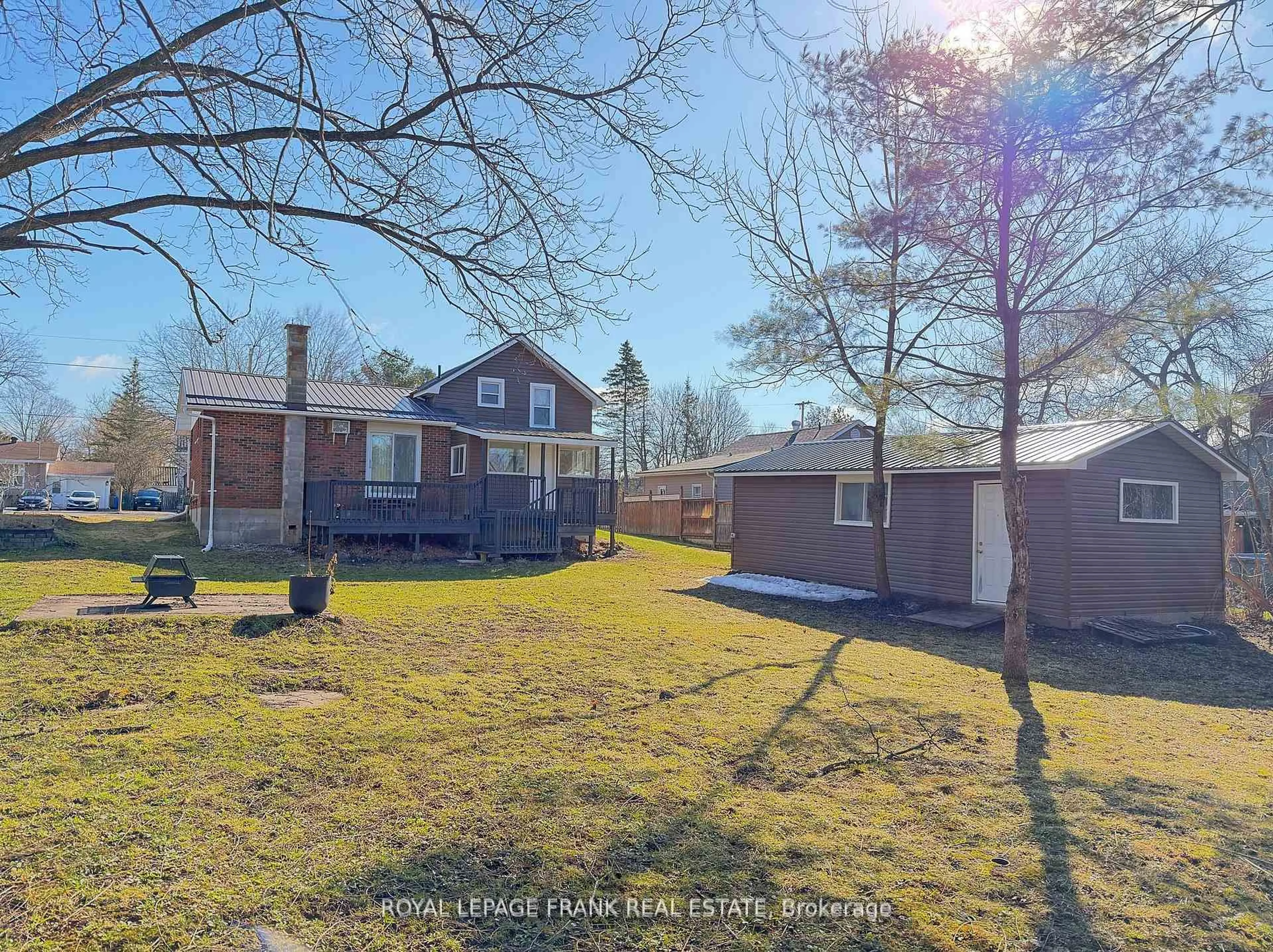 A pic from outside/outdoor area/front of a property/back of a property/a pic from drone, street for 23 N Hastings Ave, Limoges Ontario K0K 2M0