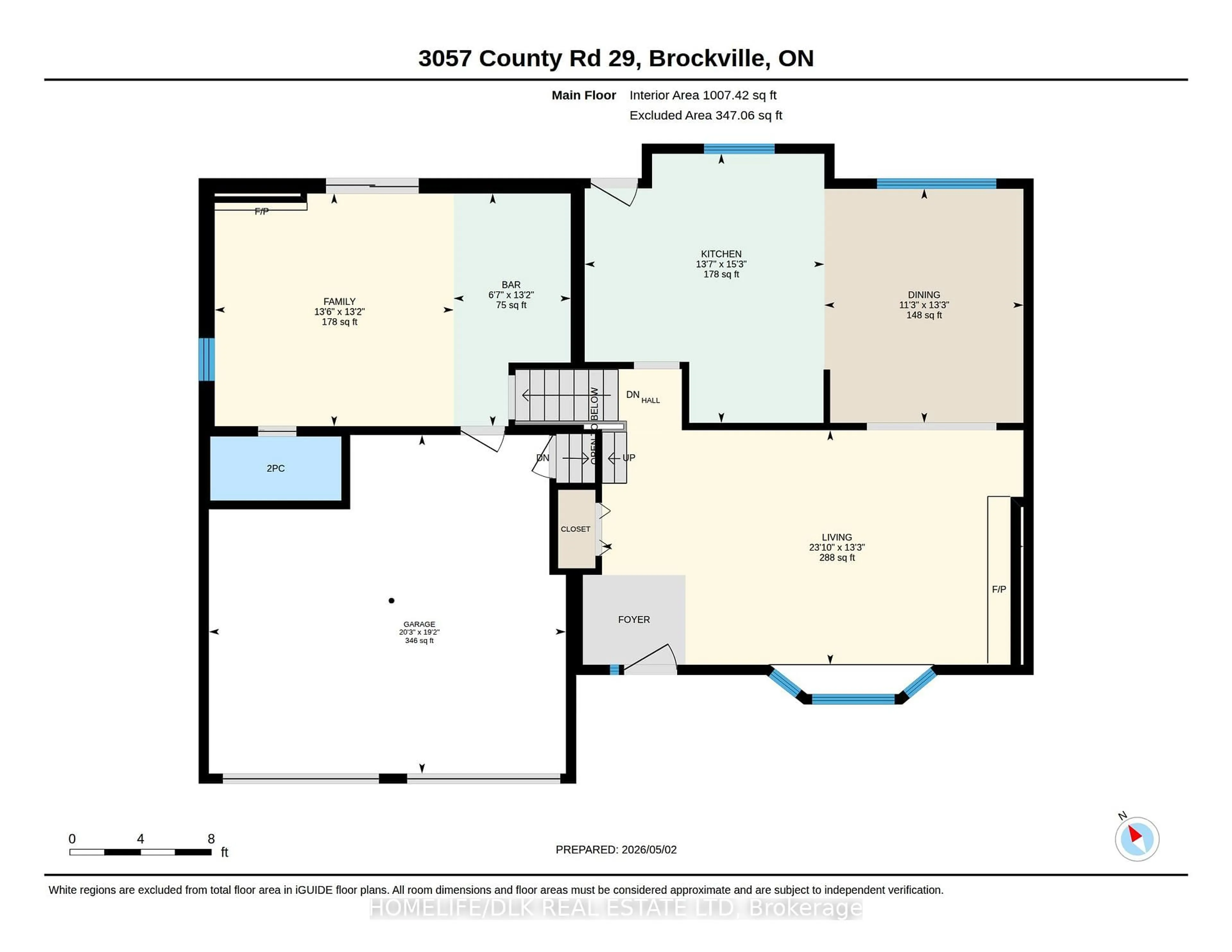 Floor plan for 3057 County Rd 29 Rd, Elizabethtown-Kitley Ontario K6V 5T4