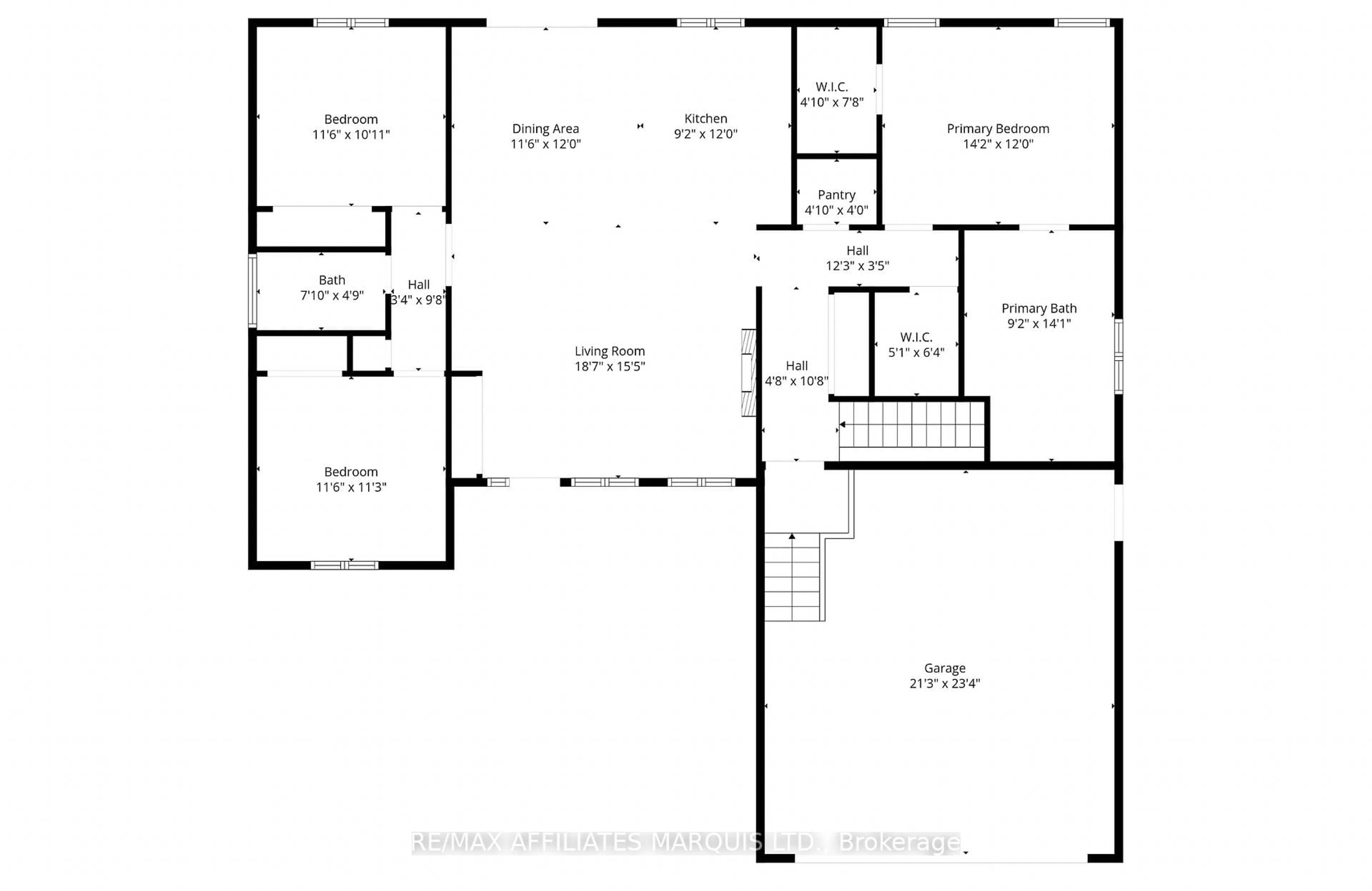 Floor plan for 6836 James Cres, South Glengarry Ontario K0C 2E0