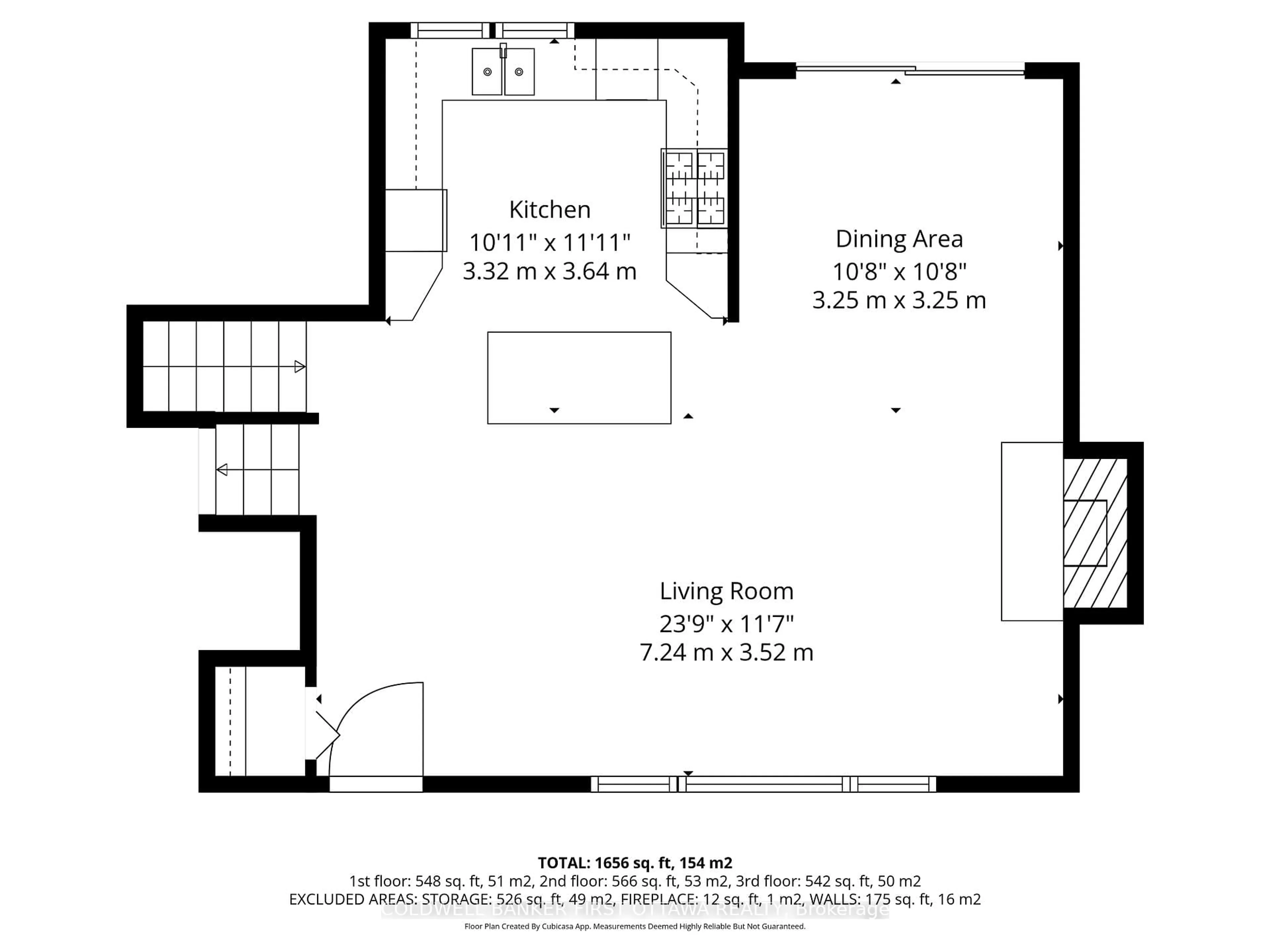Floor plan for 18 Tiverton Dr, Ottawa Ontario K2E 6L5