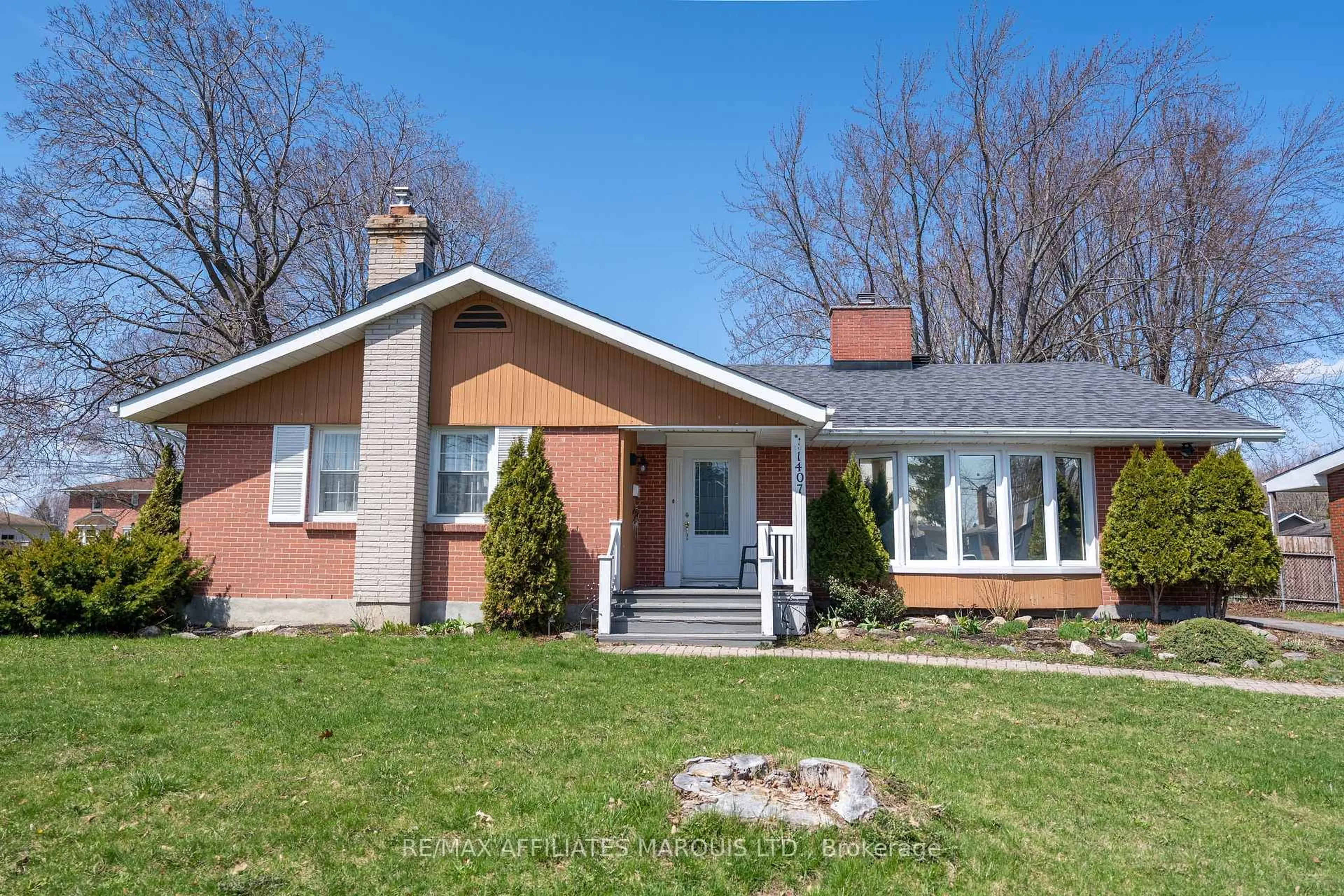 Home with brick exterior material, street for 1407 Boyd St, Cornwall Ontario K6J 1X2