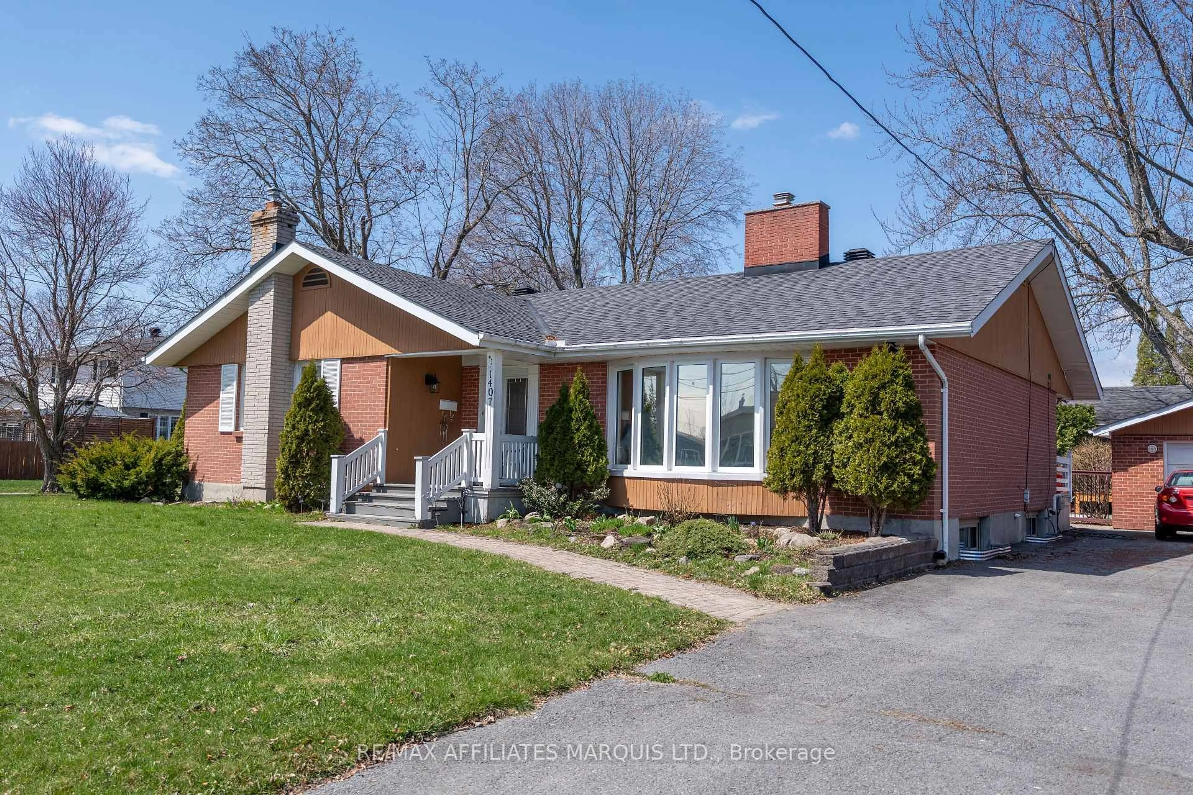Home with brick exterior material, street for 1407 Boyd St, Cornwall Ontario K6J 1X2