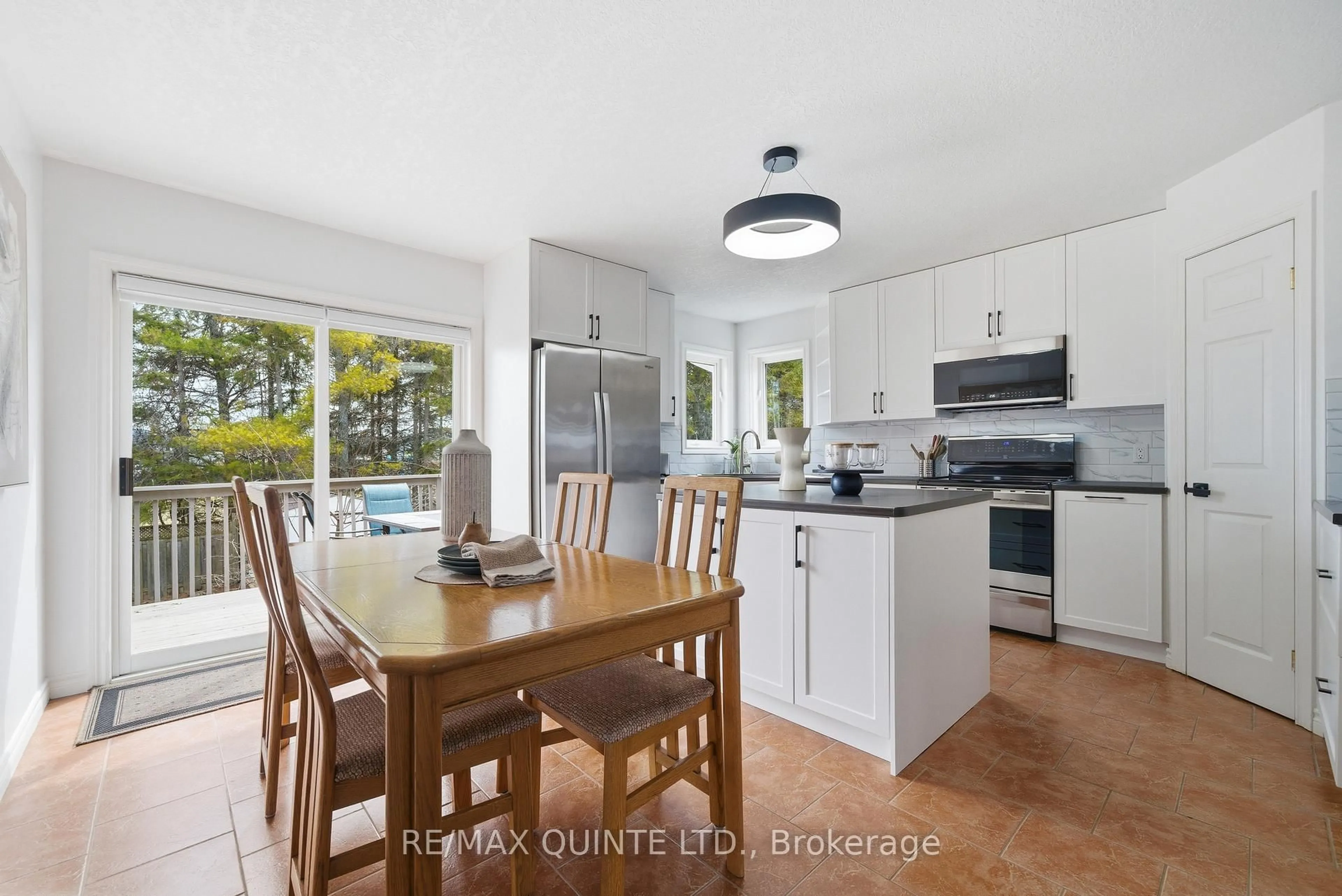 Open concept kitchen, ceramic/tile floor for 75 Huffman Rd, Hastings Ontario K0K 2C0