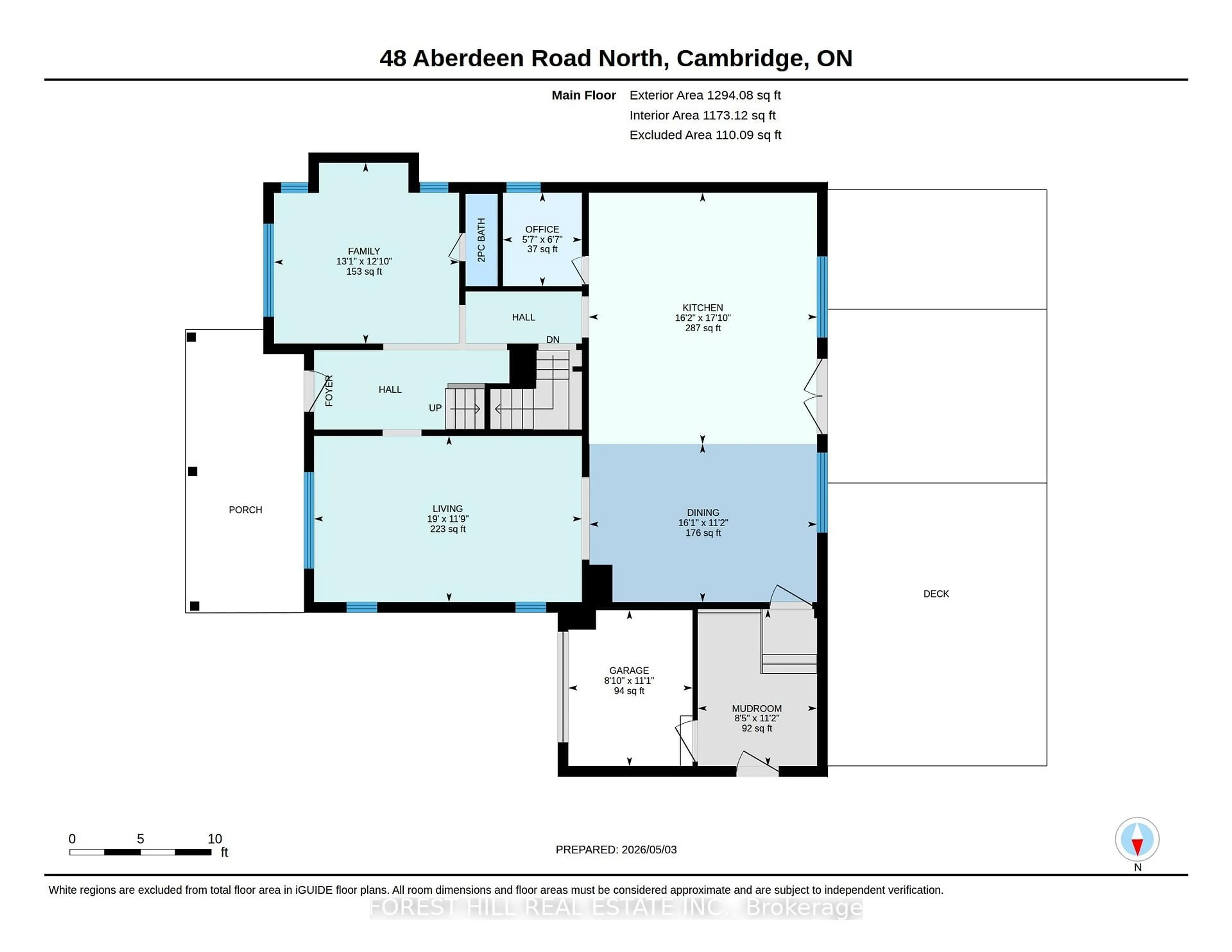 Floor plan for 48 Aberdeen Rd, Cambridge Ontario N1S 2X2