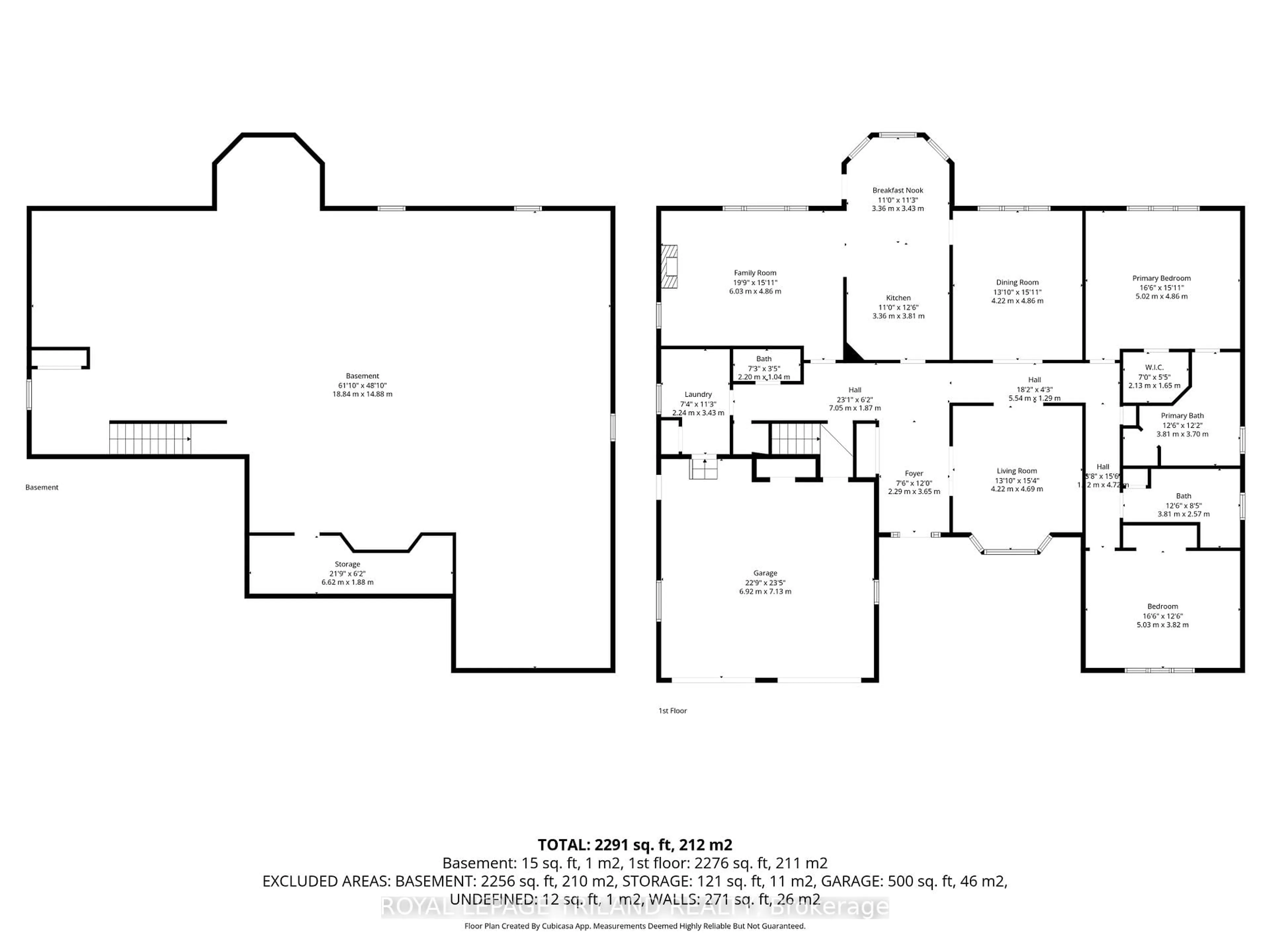 Floor plan for 154 Parkview Dr, Thames Centre Ontario N0L 1G2