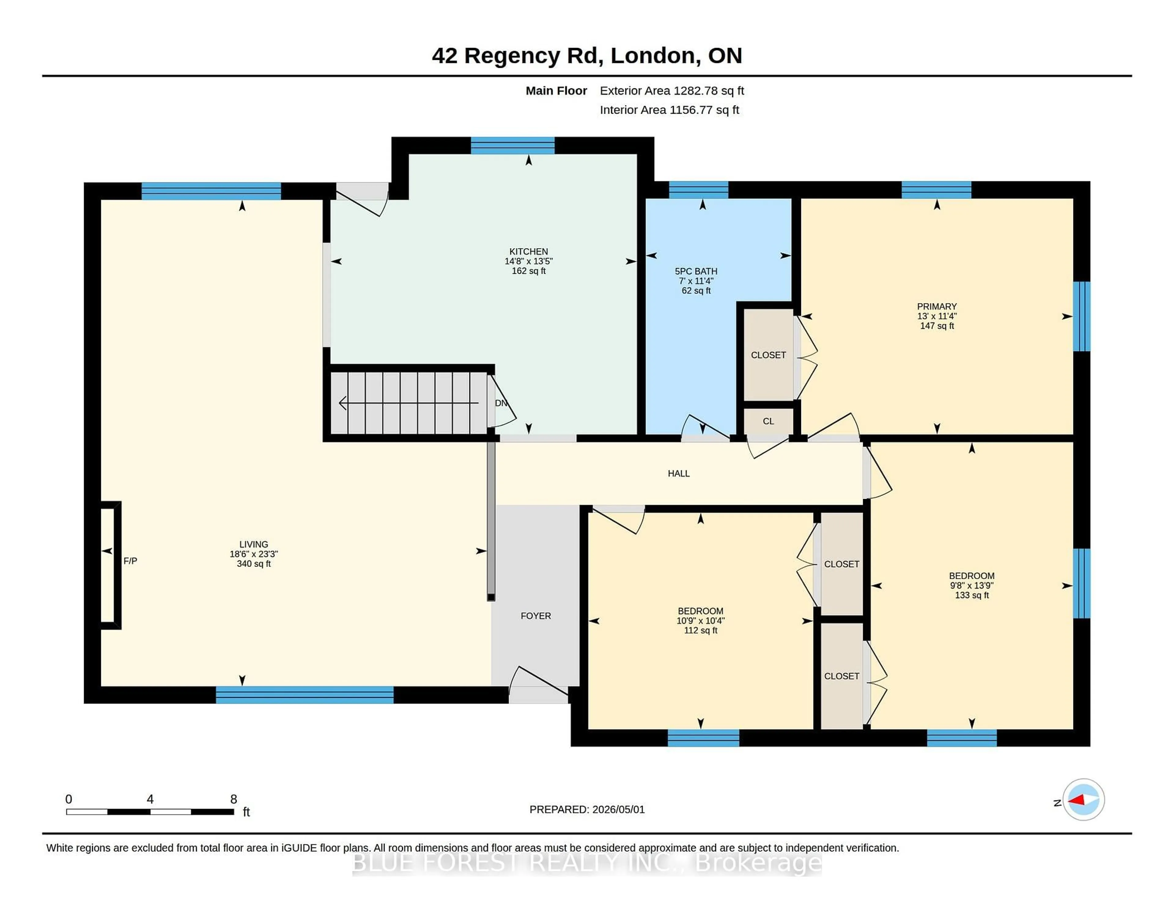 Floor plan for 42 Regency Rd, London North Ontario N6H 4A8