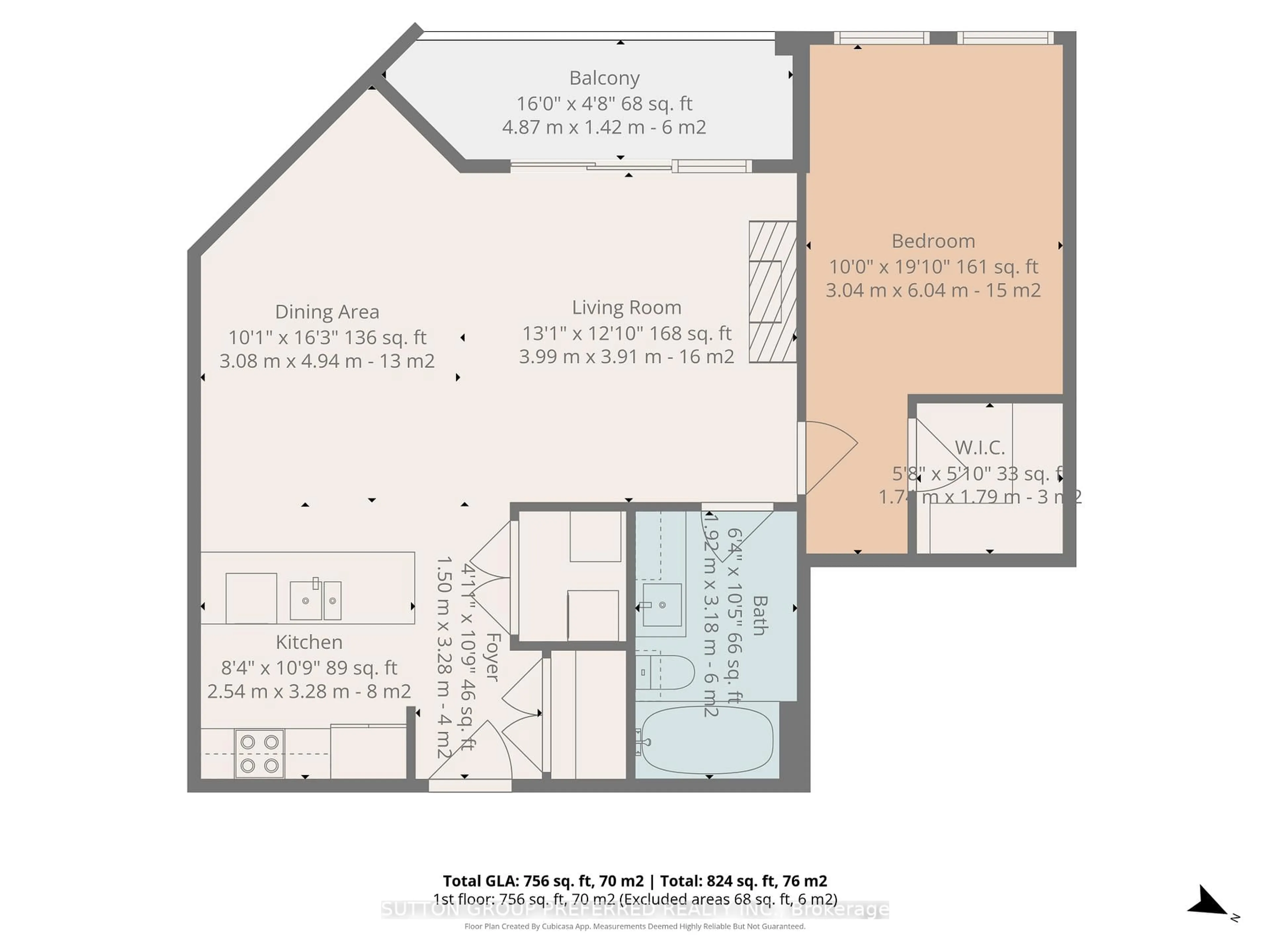 Floor plan for 320 Sugarcreek Tr #211, London North Ontario N6H 2M6