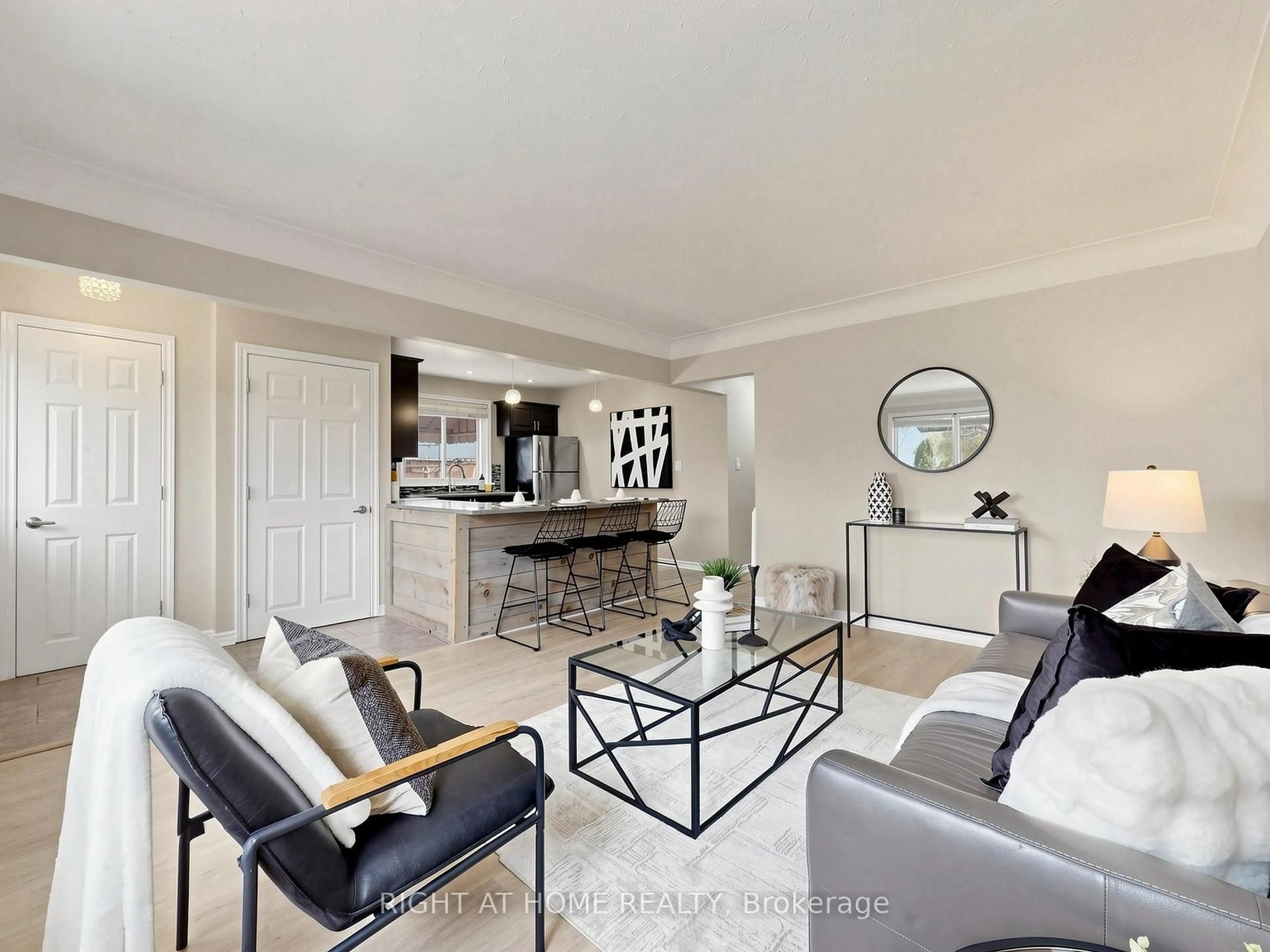 Living room with furniture, unknown for 1 Welbourn Dr, Hamilton Ontario L9A 3N1