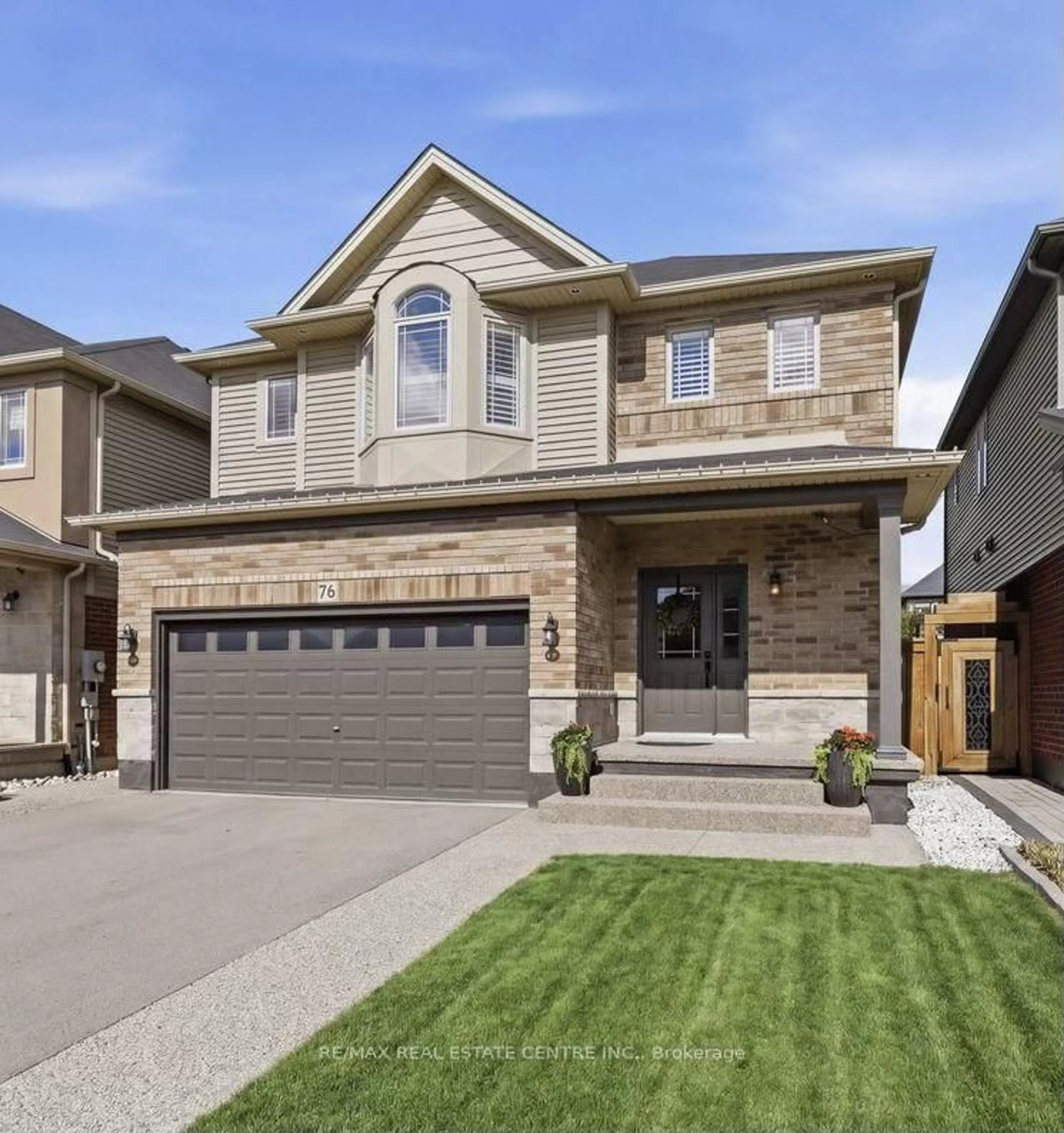 Home with brick exterior material, street for 76 Chamomile Dr, Hamilton Ontario L8W 0C1