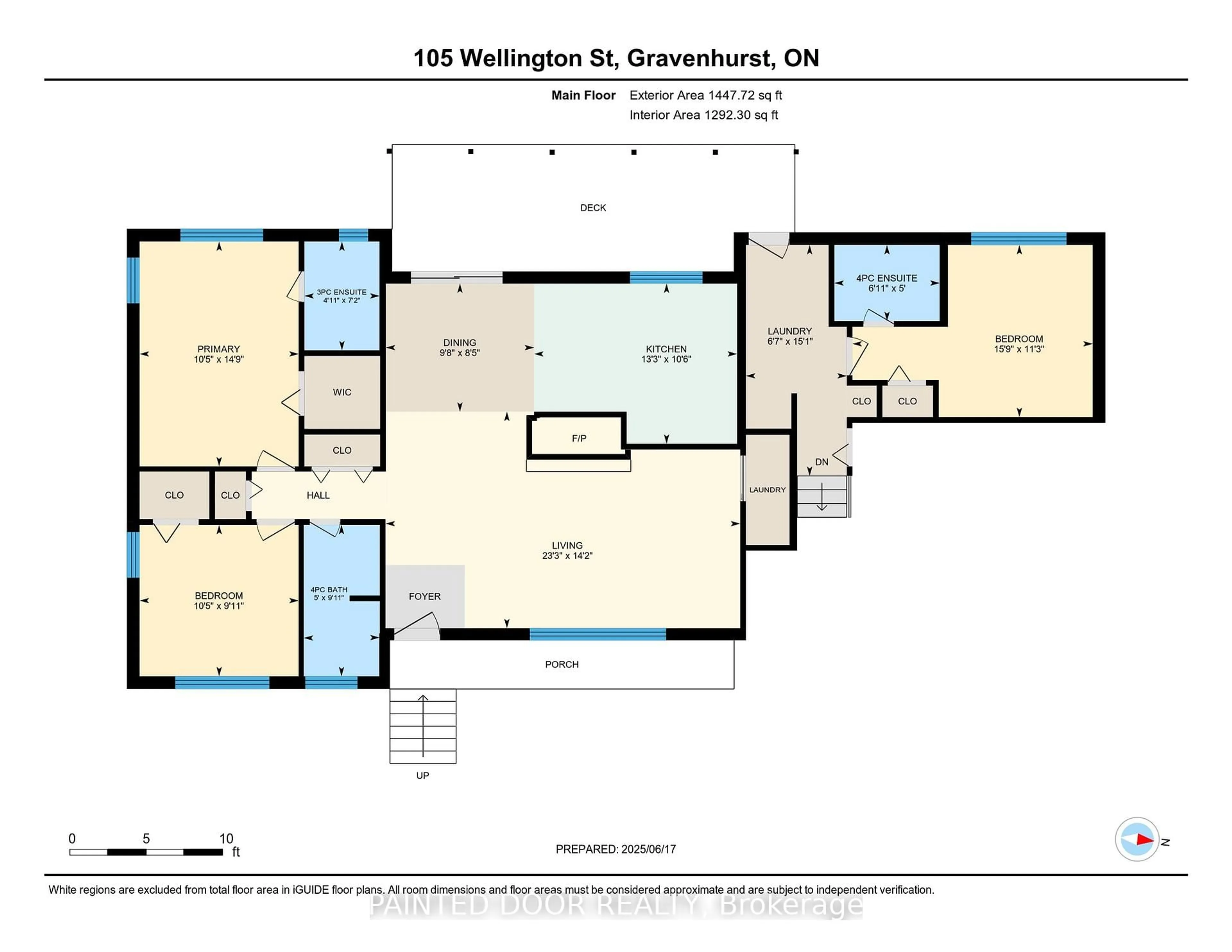 Floor plan for 105 Wellington St, Gravenhurst Ontario P1P 1B2