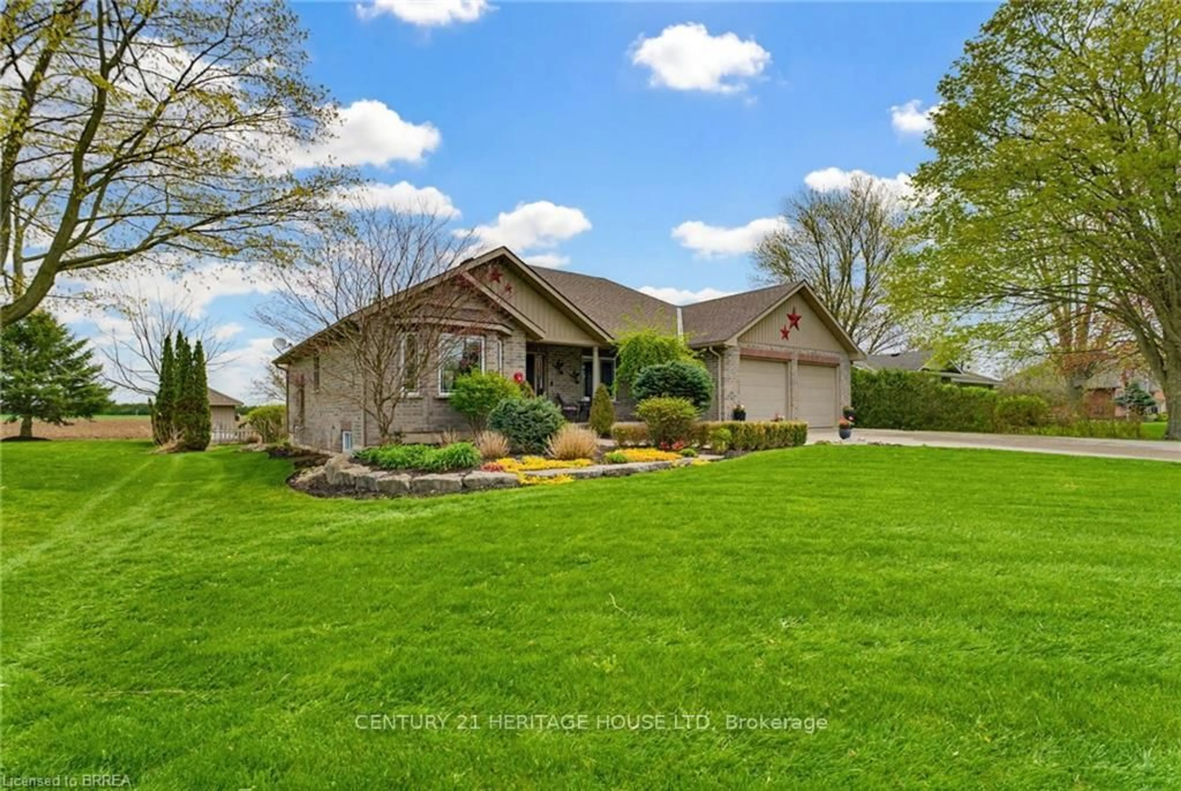 A pic from outside/outdoor area/front of a property/back of a property/a pic from drone, water/lake/river/ocean view for 772796 Highway 59, Norwich Ontario N0J 1R0