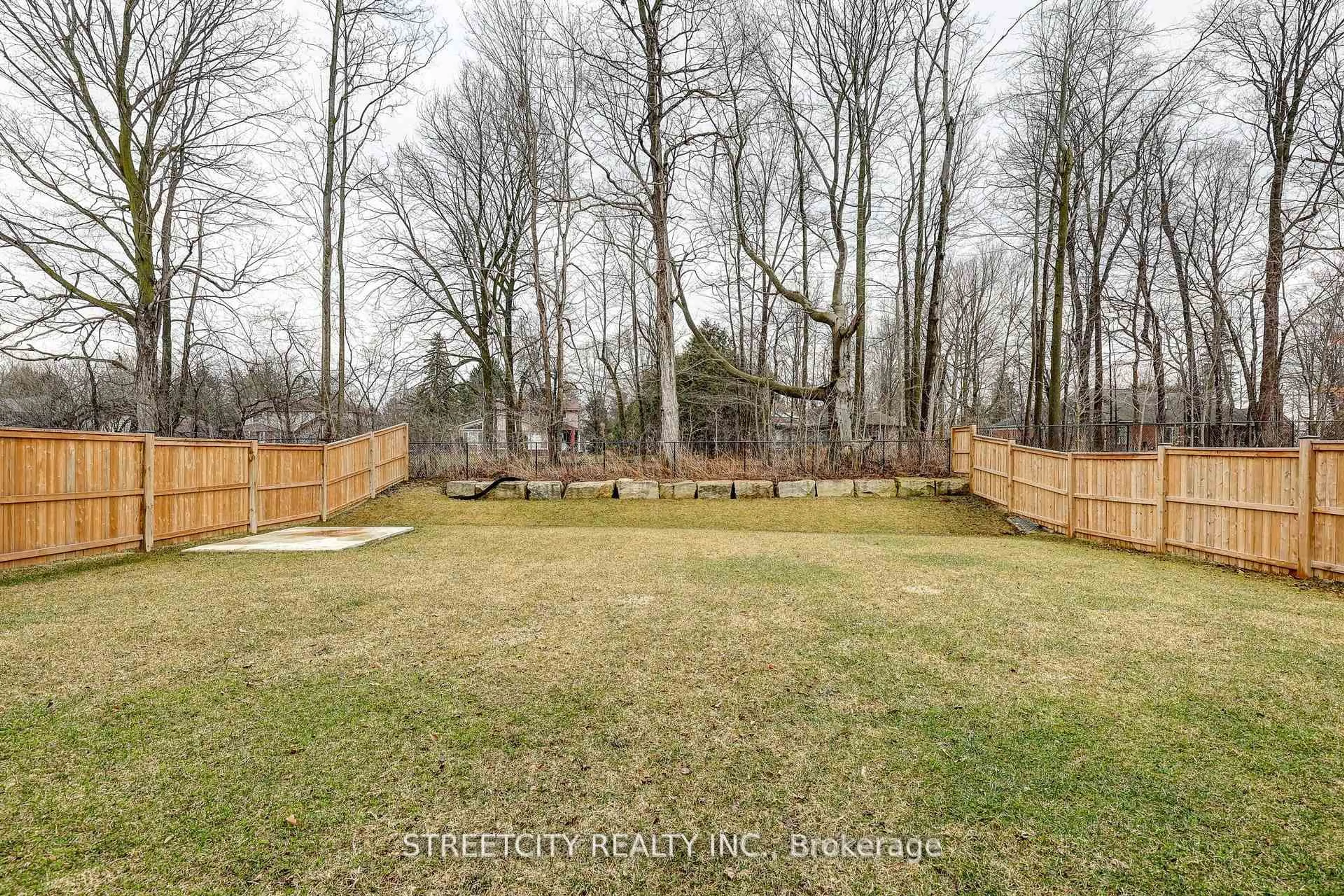 Patio, forest/trees view for 95 Optimist Dr, Southwold Ontario N5P 3T2