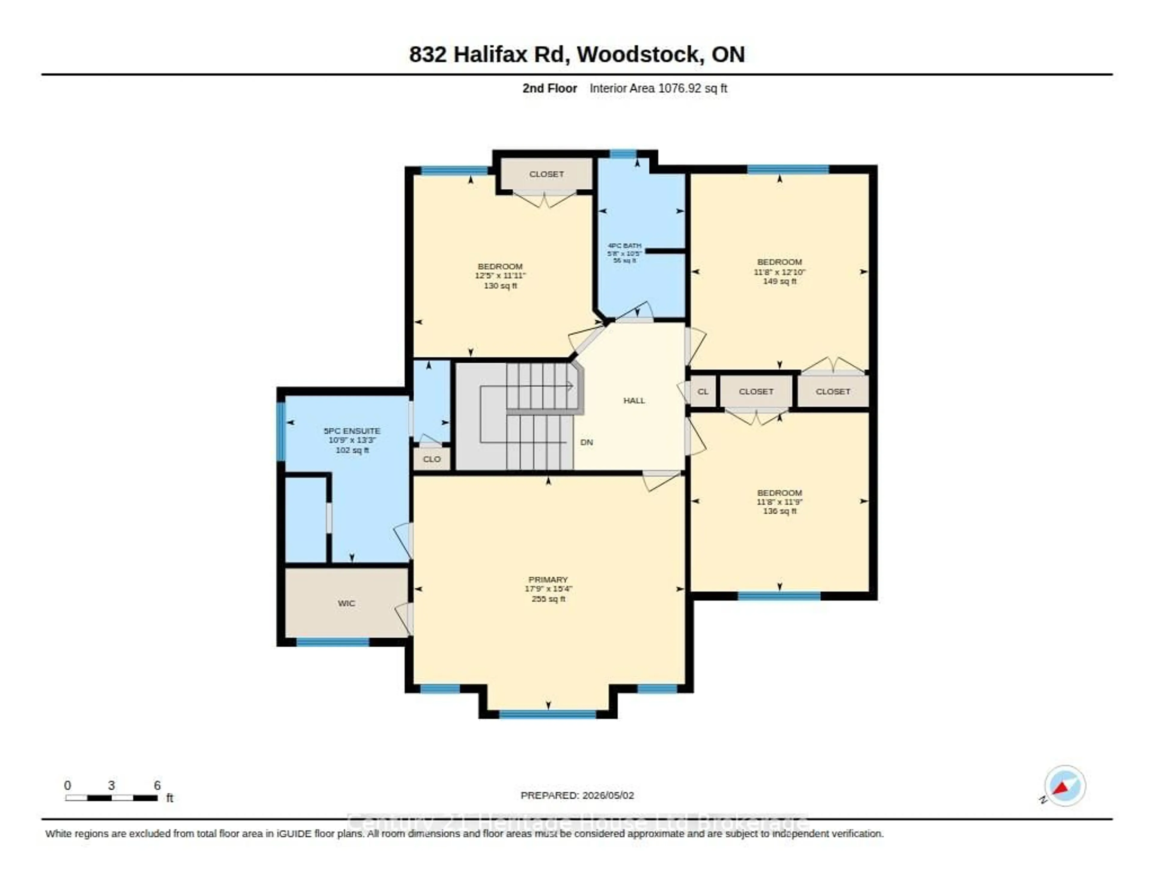 Floor plan for 832 Halifax Rd, Woodstock Ontario N4T 0C6