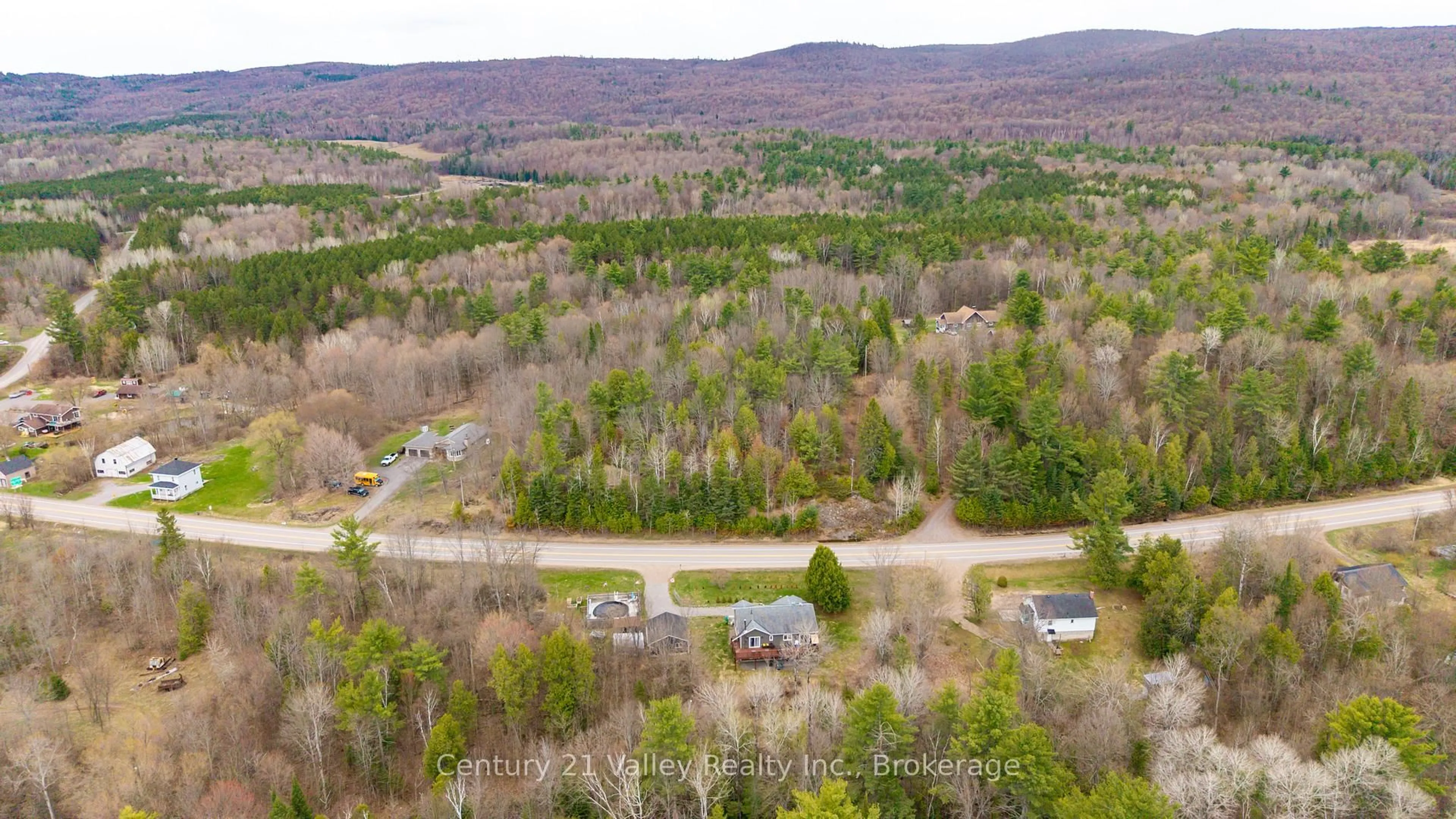 A pic from outside/outdoor area/front of a property/back of a property/a pic from drone, forest/trees view for 6196 132 Highway, Dacre Ontario K0J 1N0