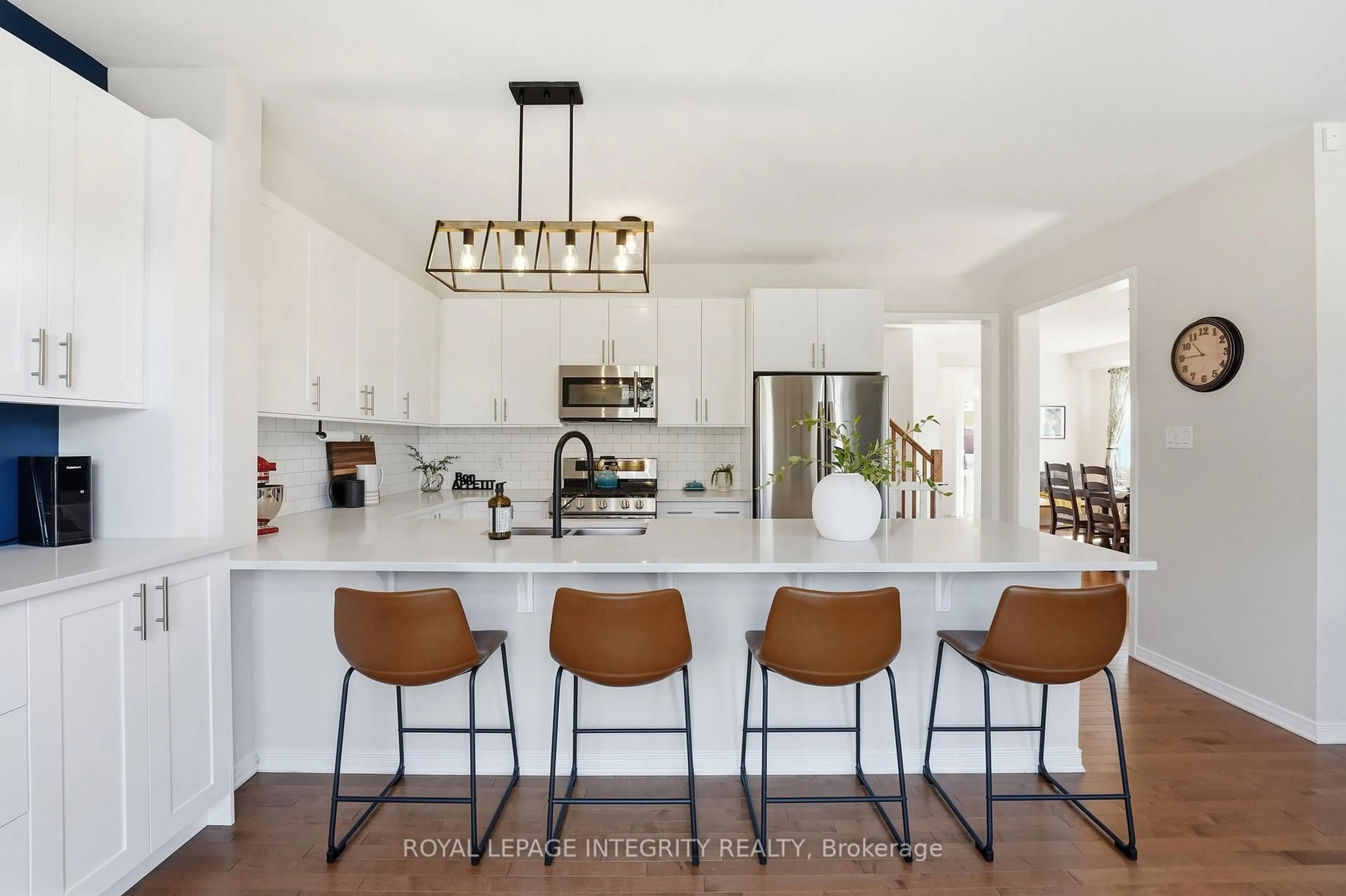 Contemporary kitchen, ceramic/tile floor for 3200 Harvester Cres, North Grenville Ontario K0G 1J0