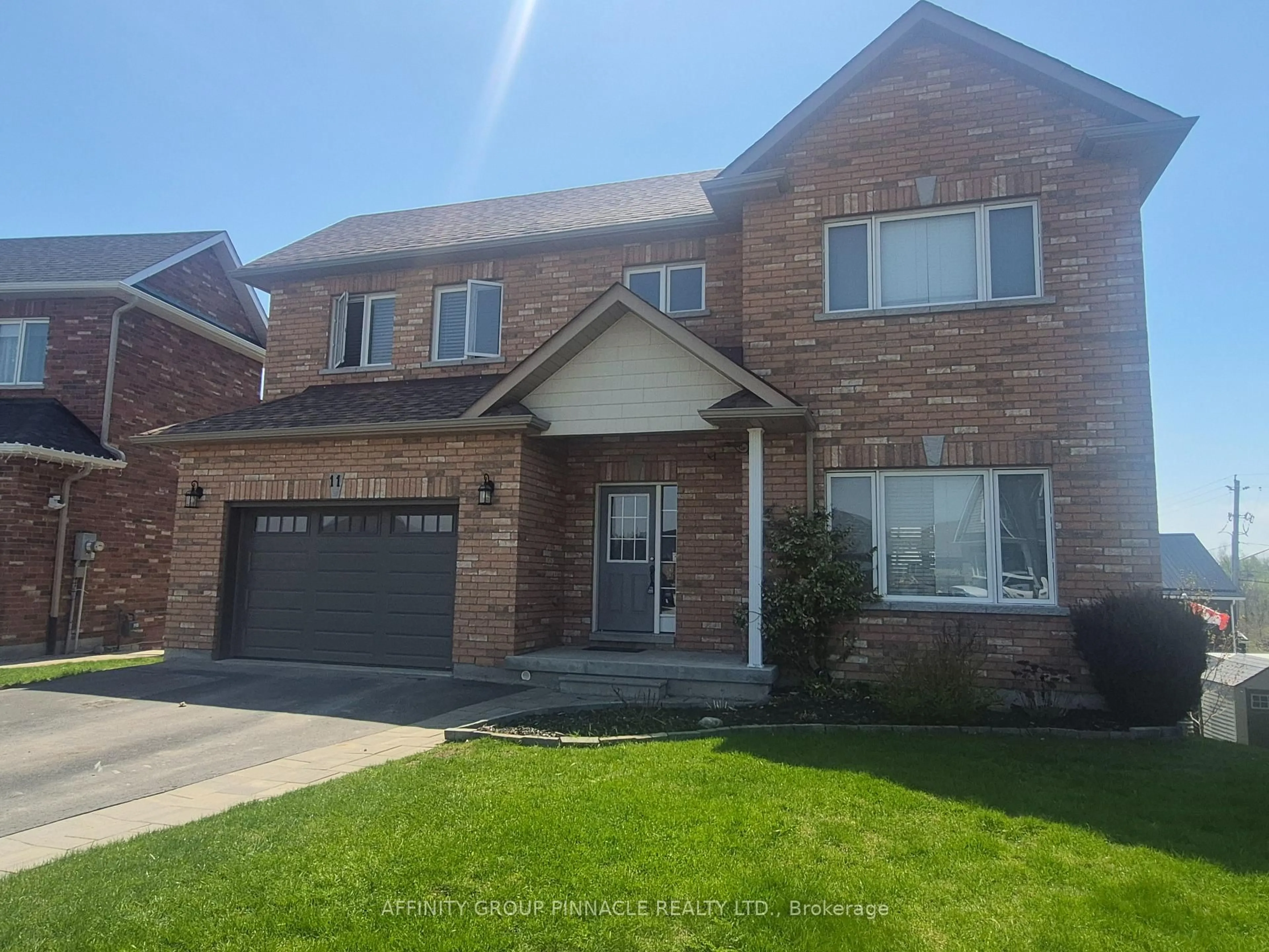 Home with brick exterior material, street for 11 Moynes Crt, Kawartha Lakes Ontario K9V 0L2