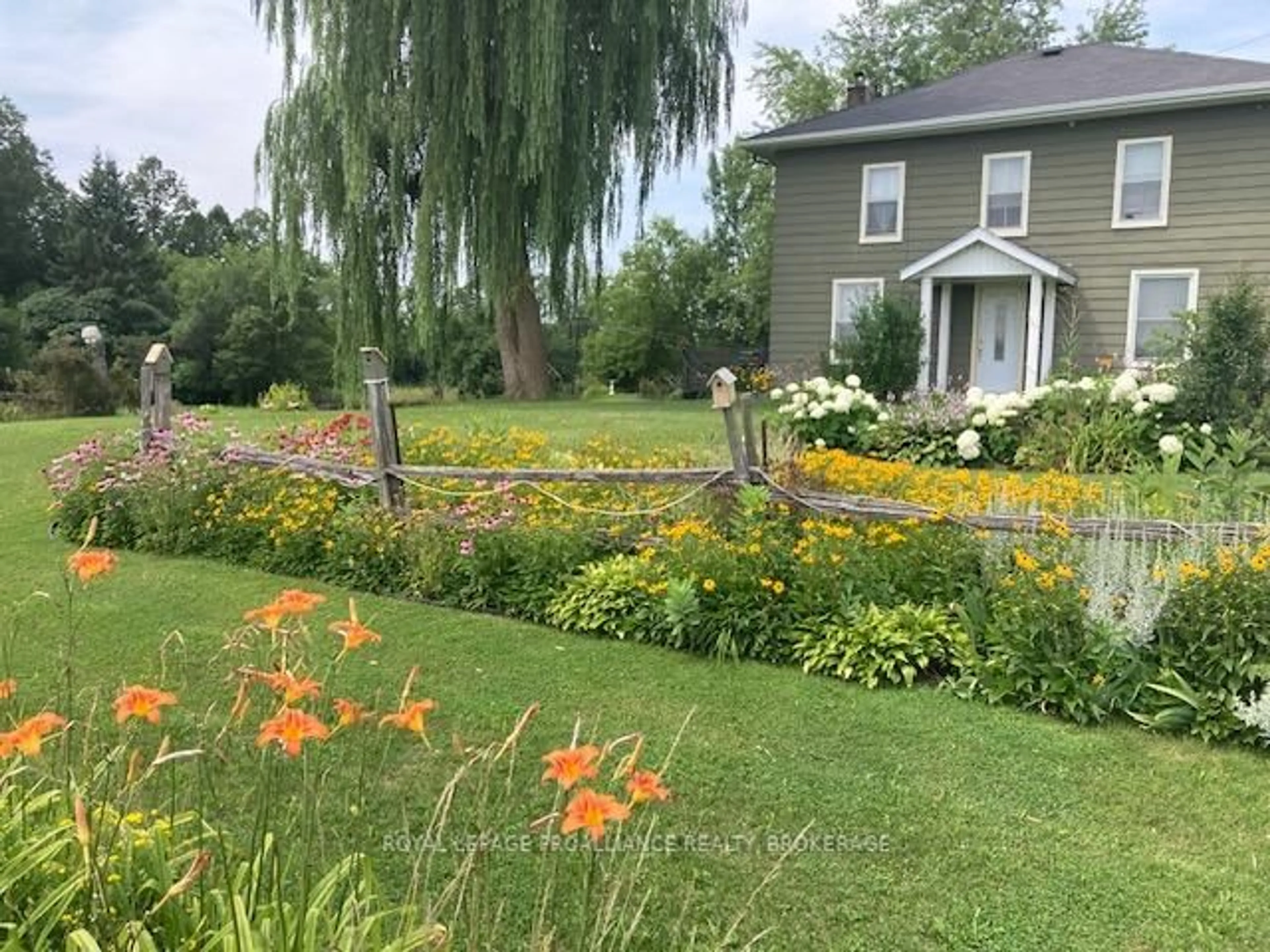 A pic from outside/outdoor area/front of a property/back of a property/a pic from drone, street for 5539 Highway 38, Hartington Ontario K0H 1W0